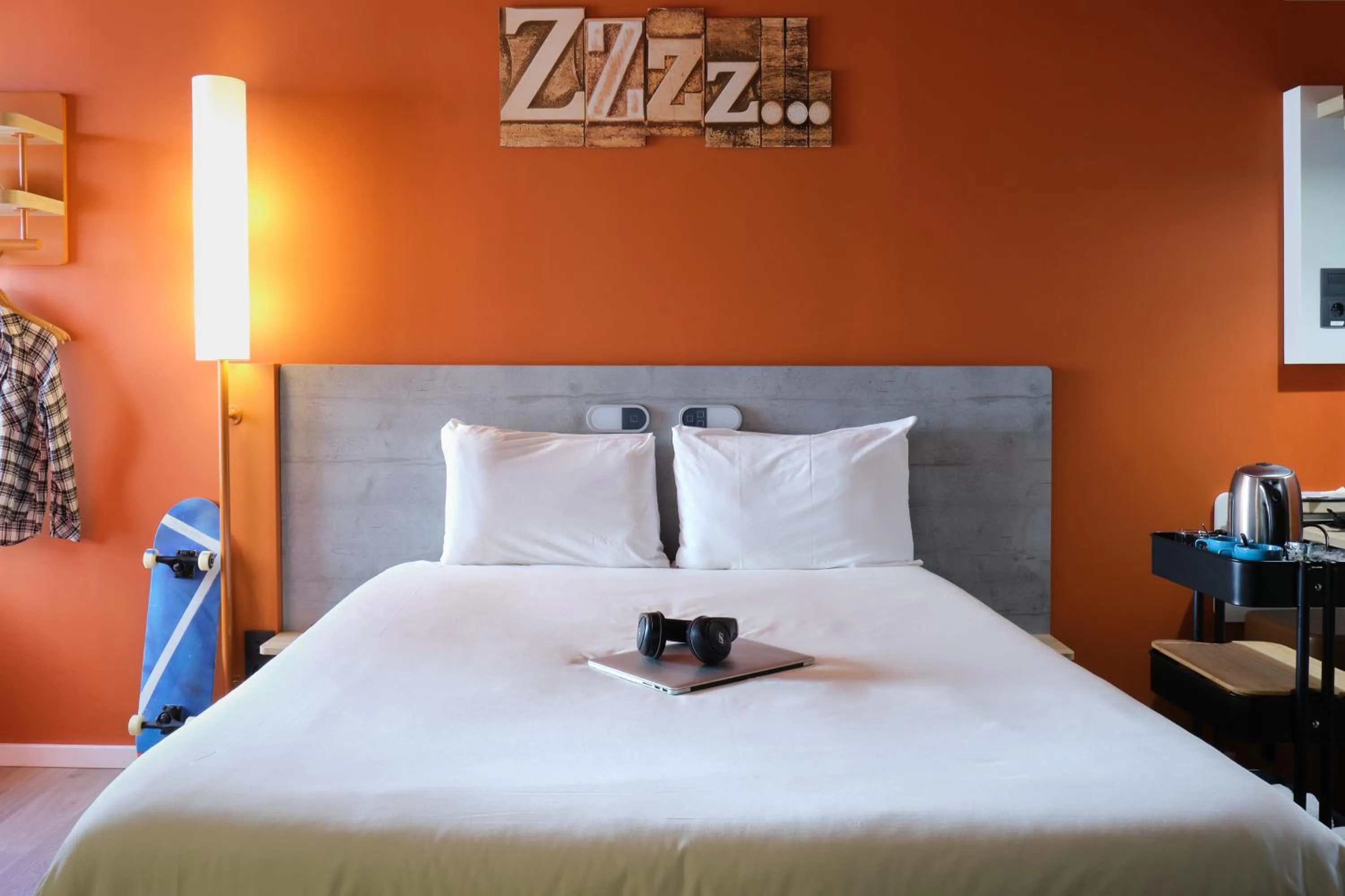 Bed in Ibis Budget Bilbao City