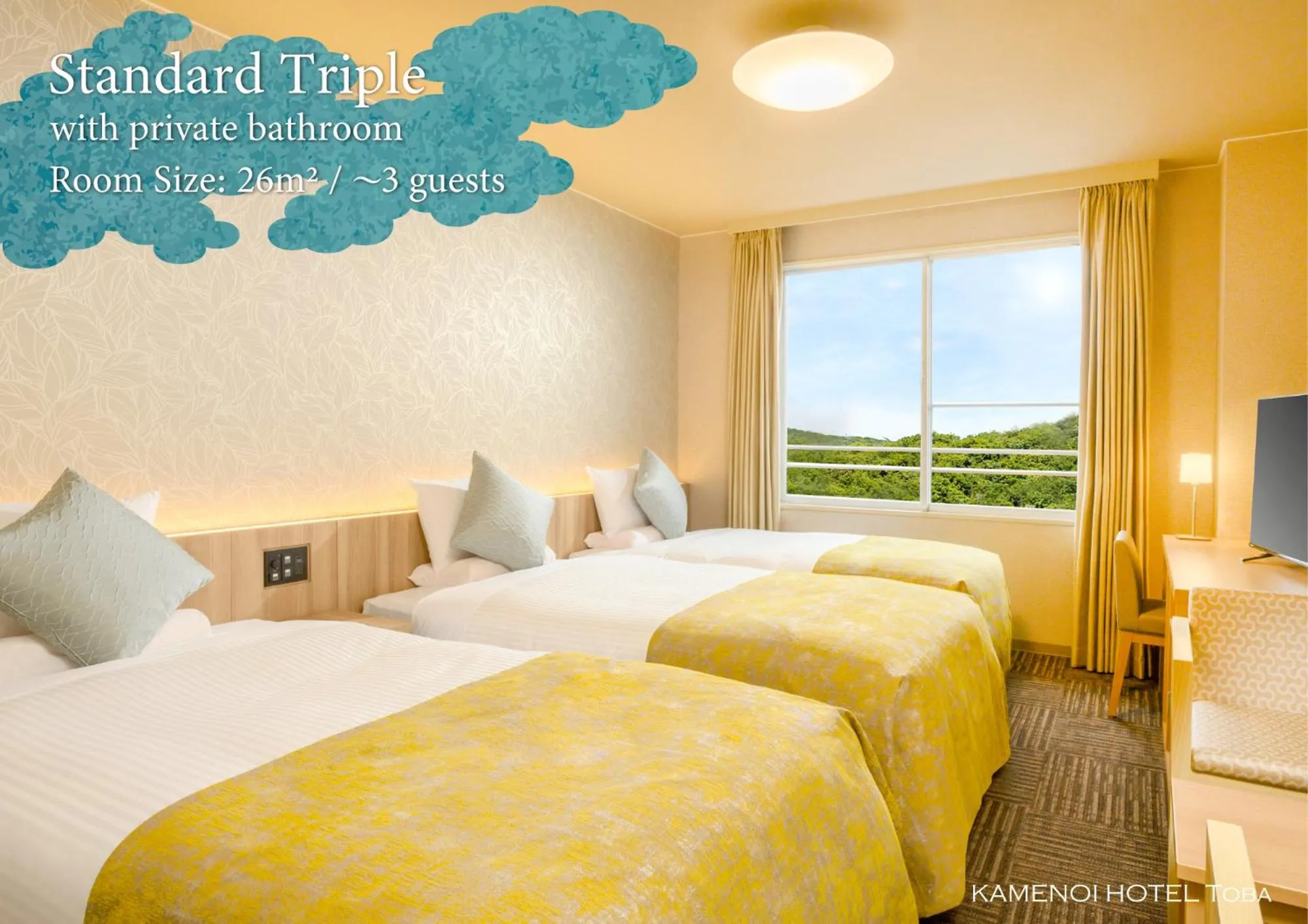 Triple Room with Bathroom - single occupancy in KAMENOI HOTEL Toba