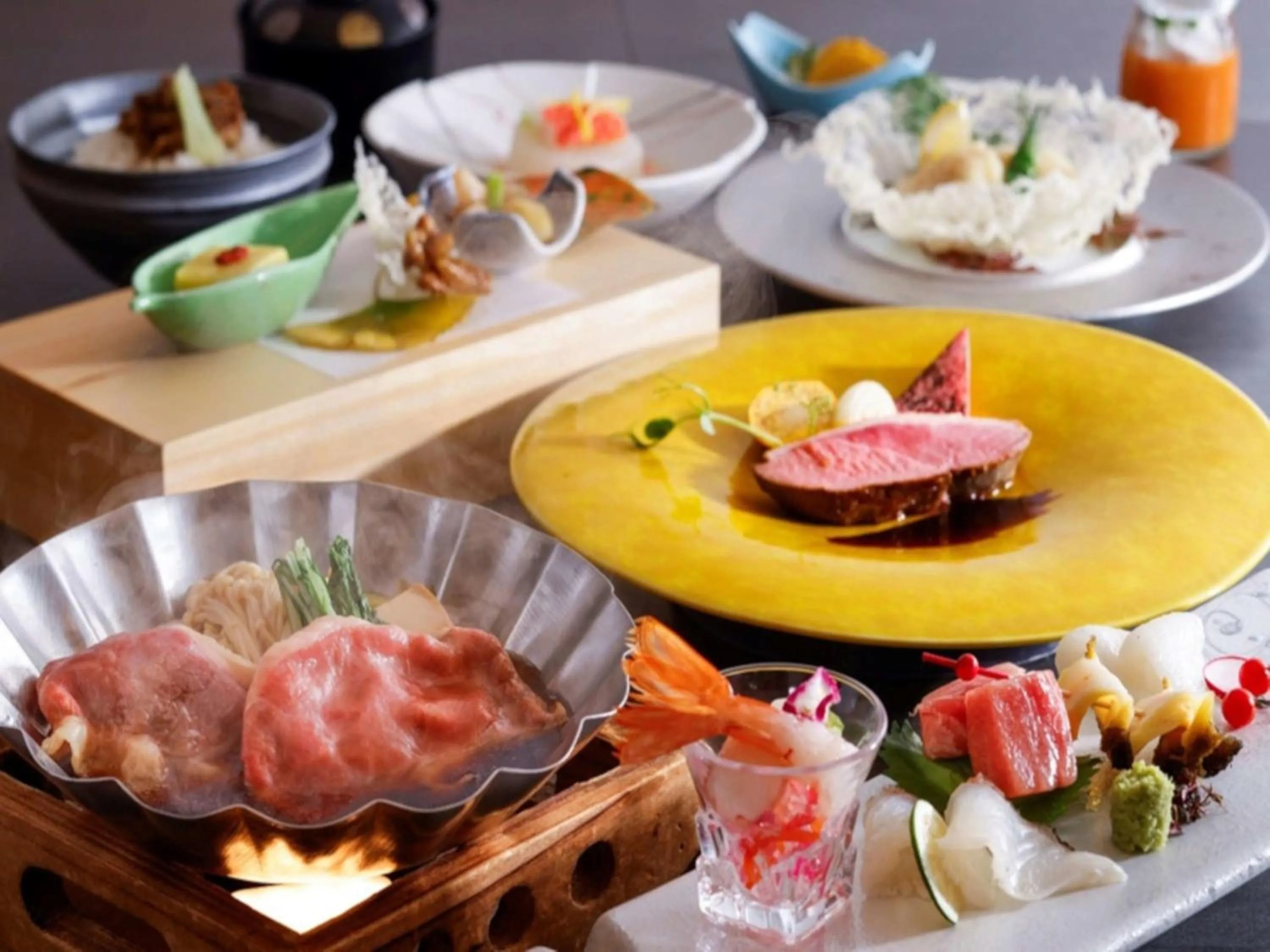 Dinner in KAMENOI HOTEL Toba