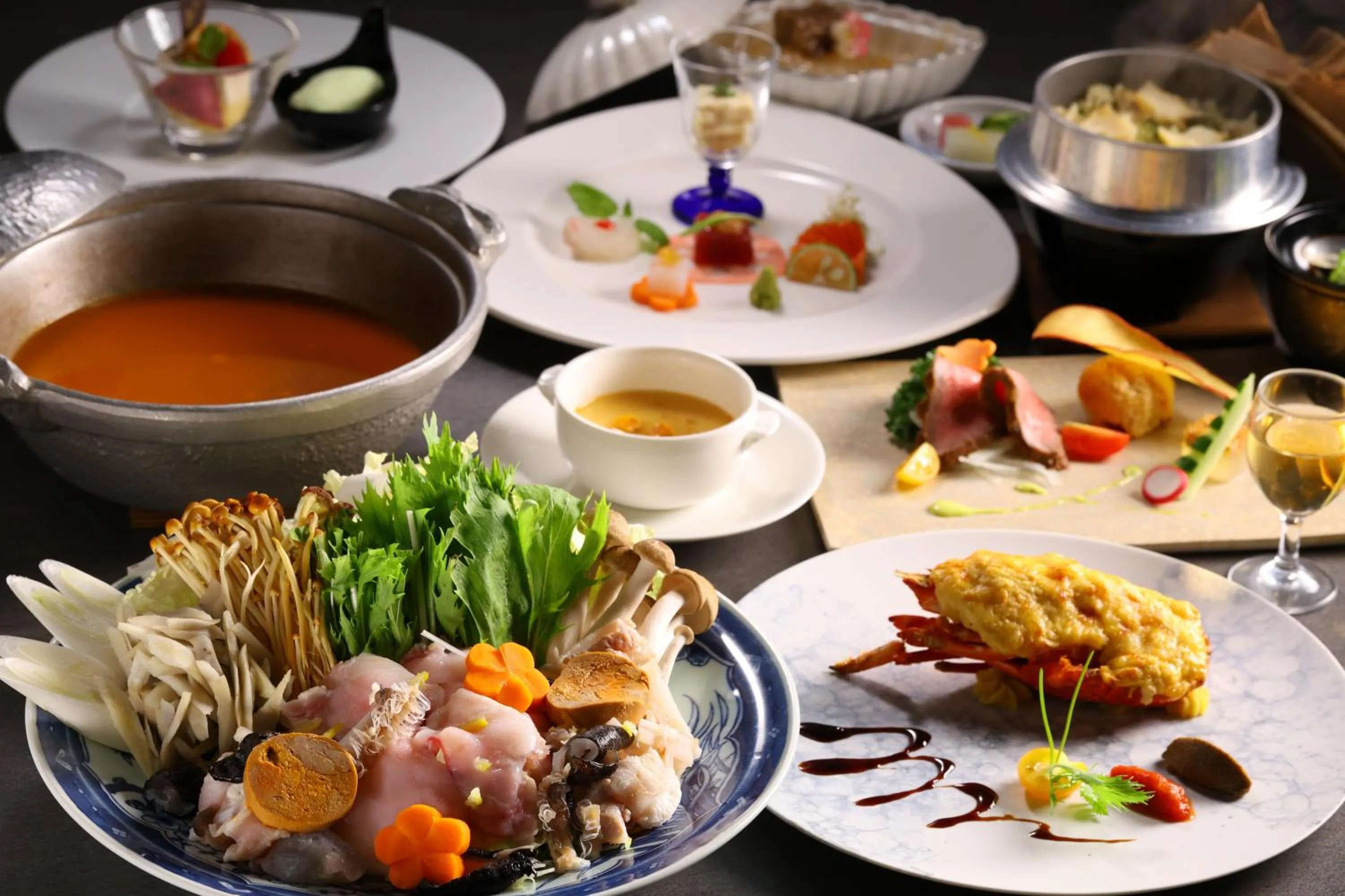 Food in KAMENOI HOTEL Itako