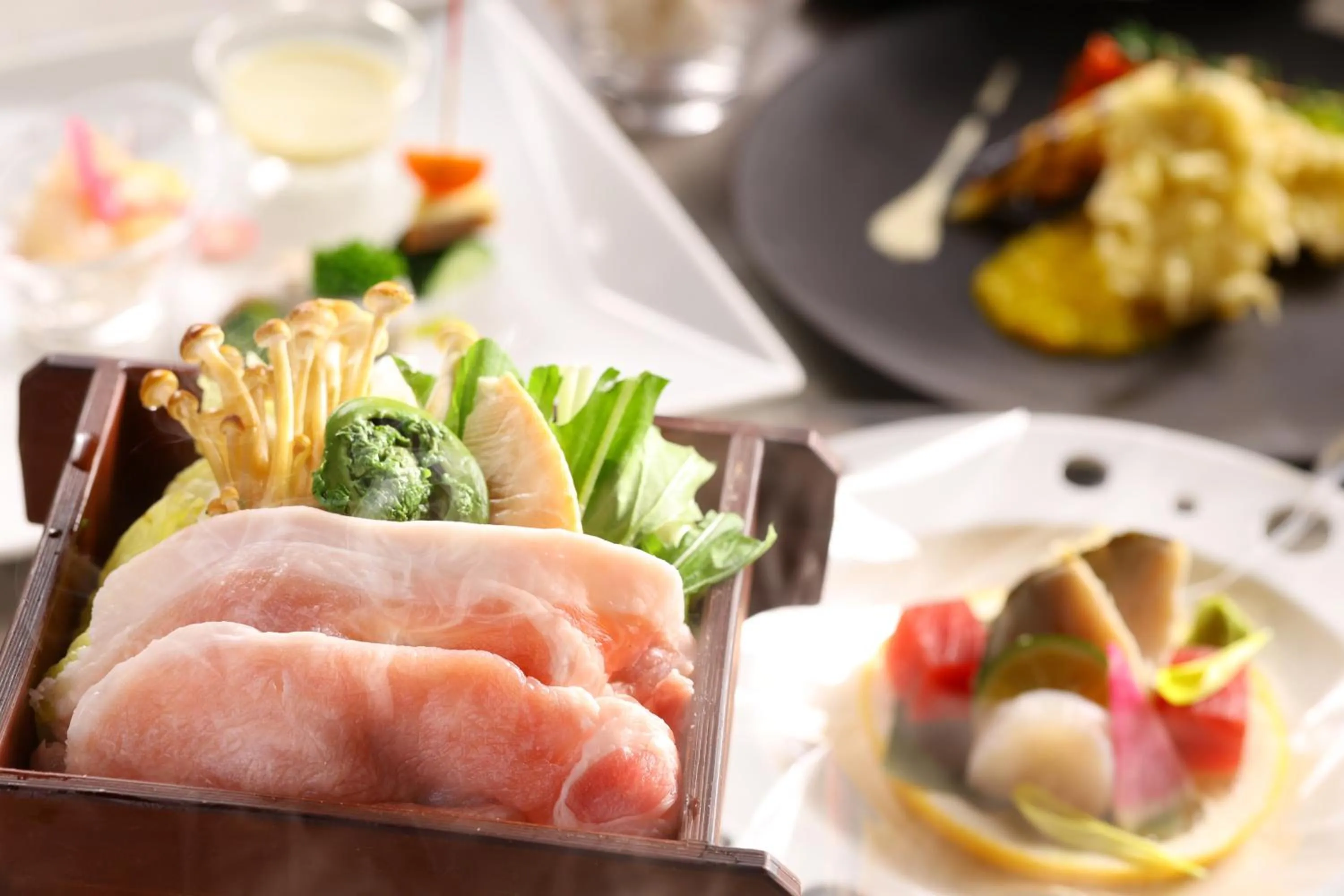 Dinner in KAMENOI HOTEL Itako