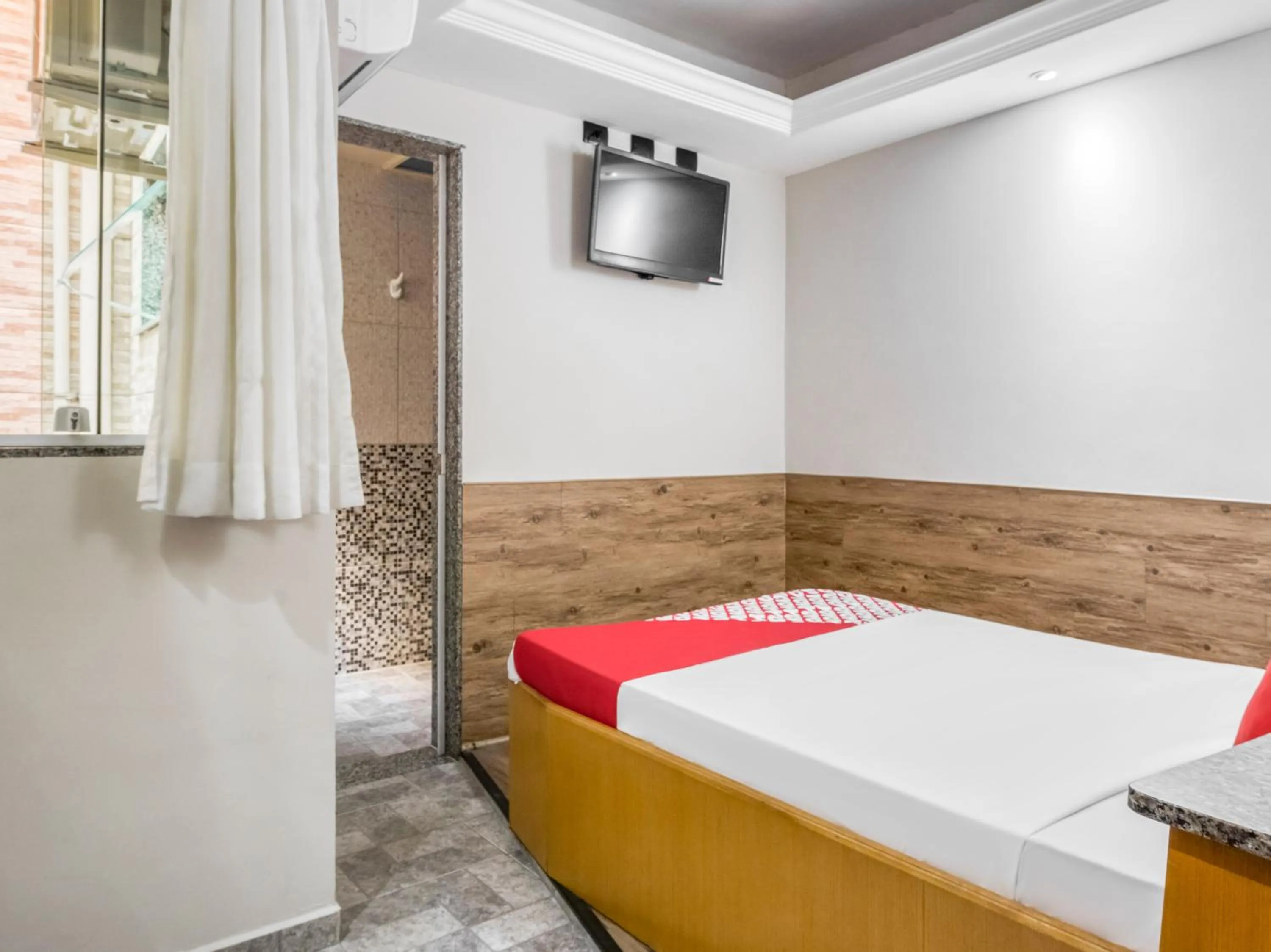 Bedroom in OYO Estrela Dalva, São Paulo