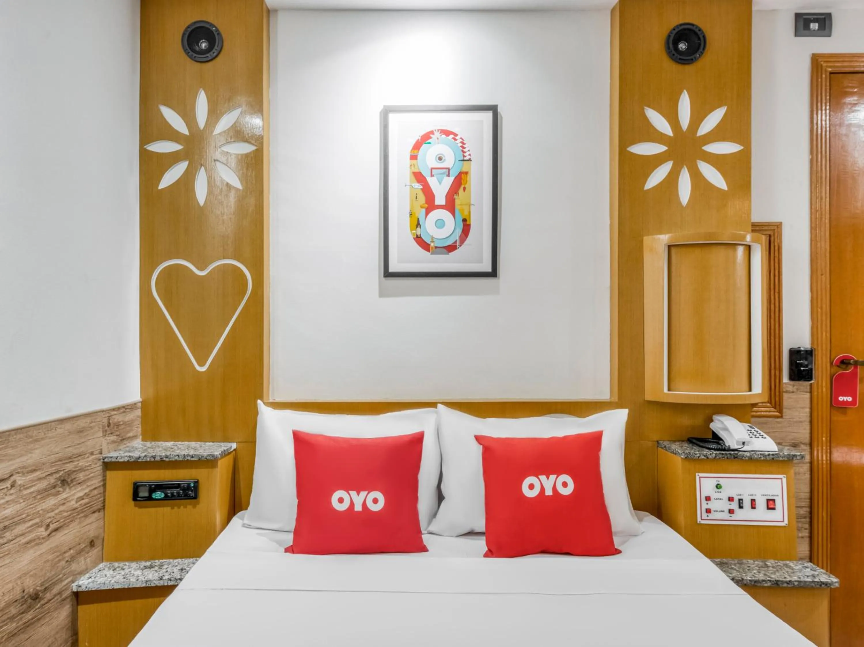 Bedroom in OYO Estrela Dalva, São Paulo