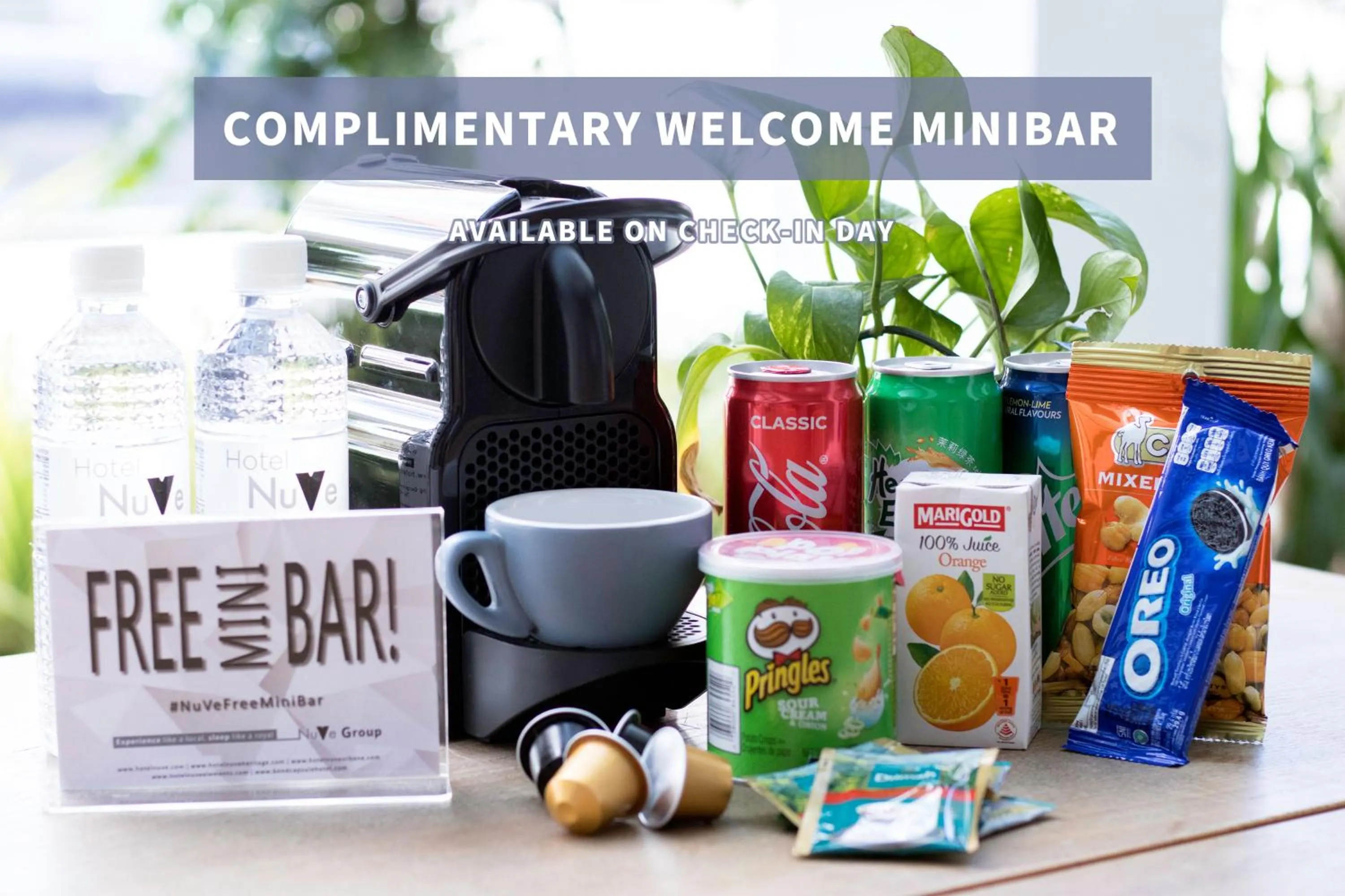 Coffee/tea facilities in Hotel NuVe Elements