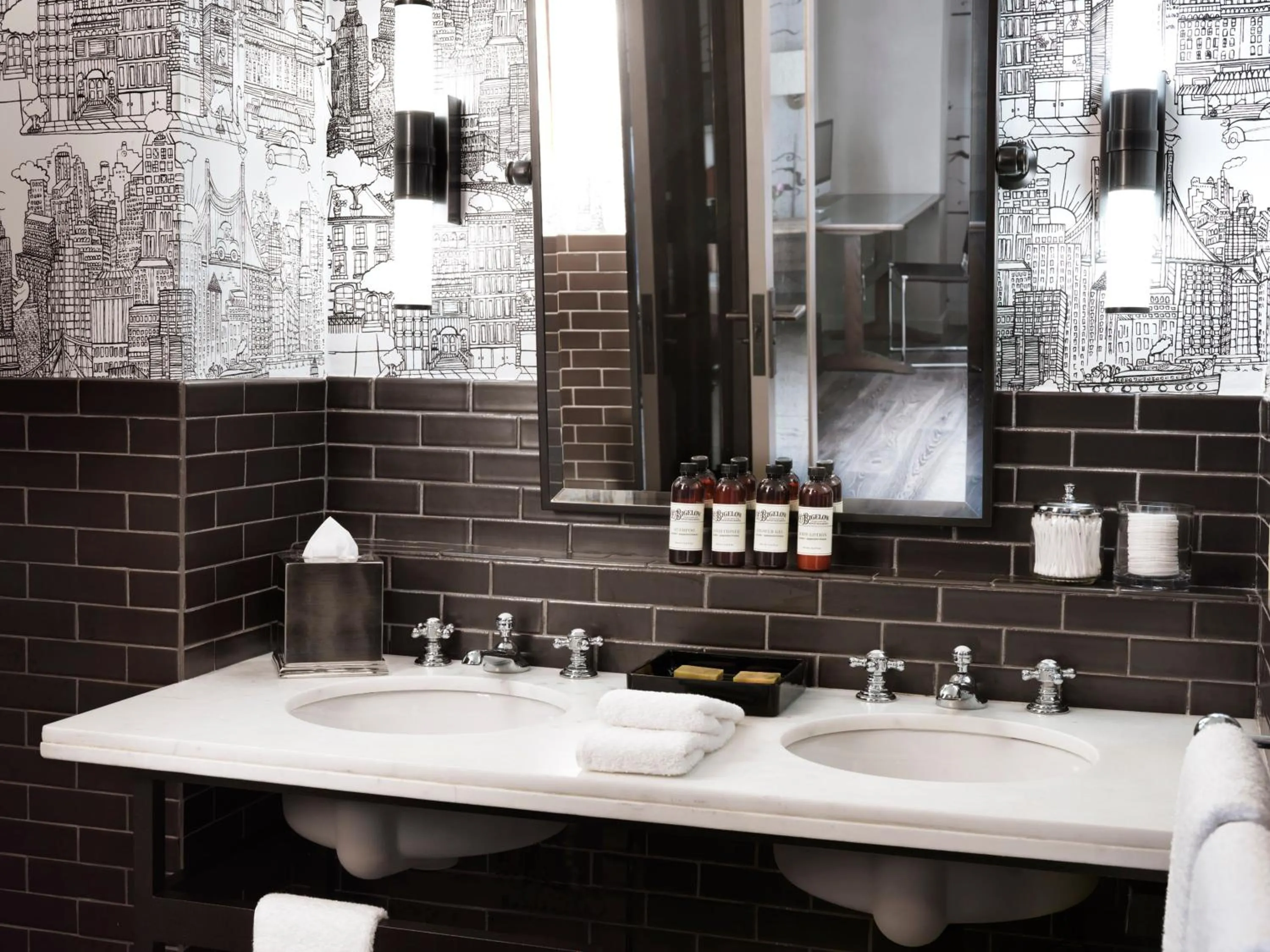 Bathroom in Soho Grand Hotel