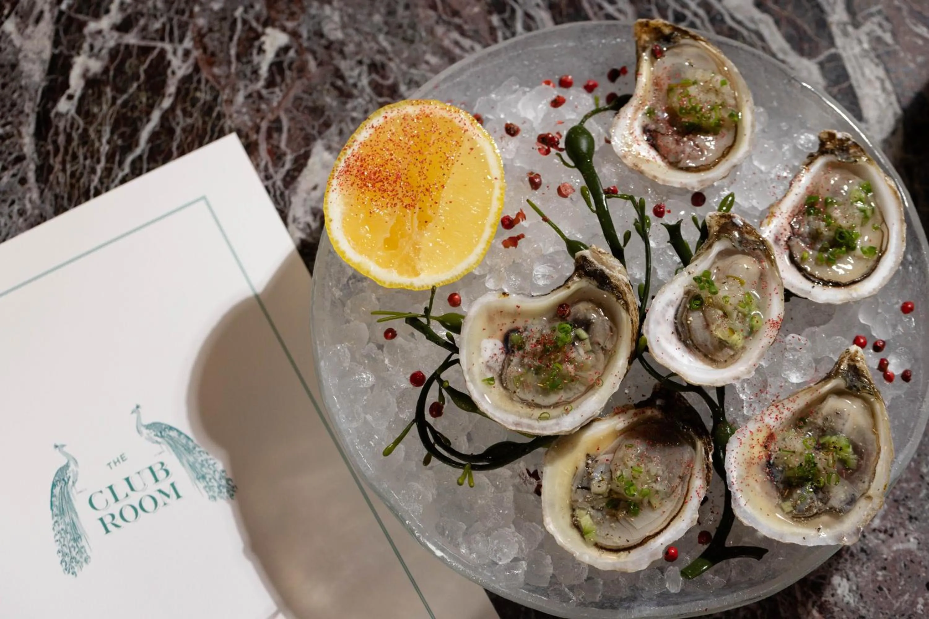 Food close-up in Soho Grand Hotel