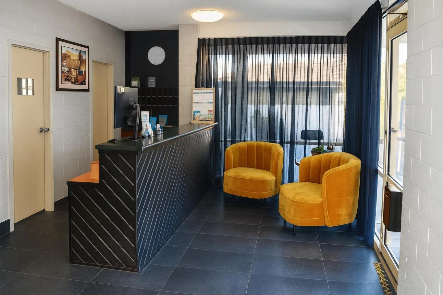 Lobby or reception in The Mulgrave Motel