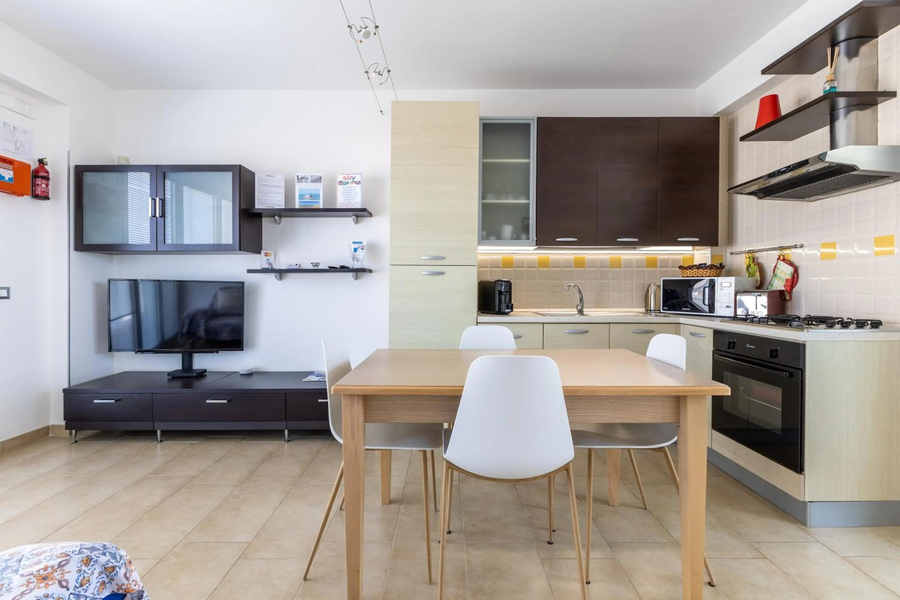 Kitchen or kitchenette in Casa Vacanze Sogno Siciliano