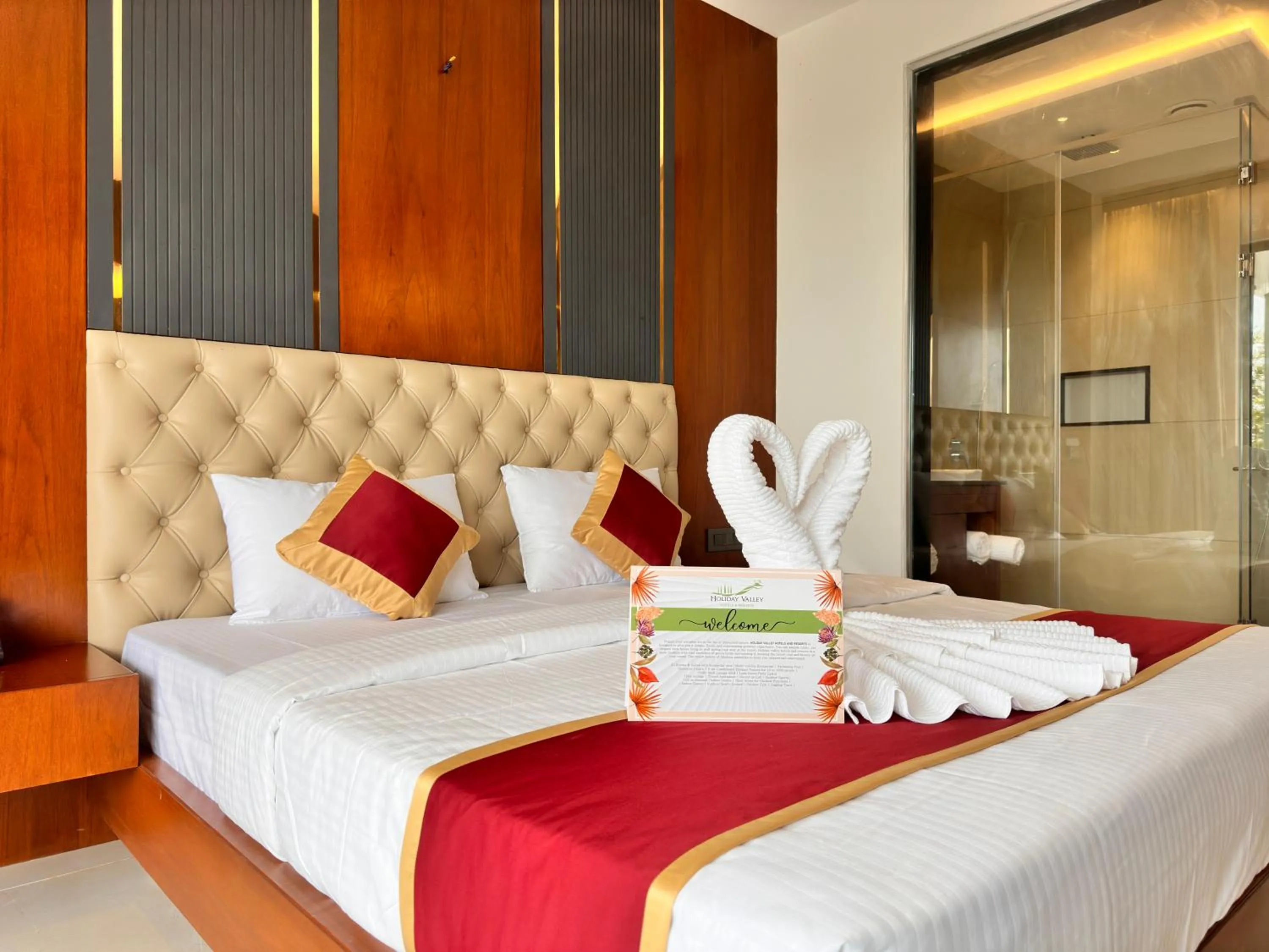 Bed in Holiday Valley Hotels And Resorts