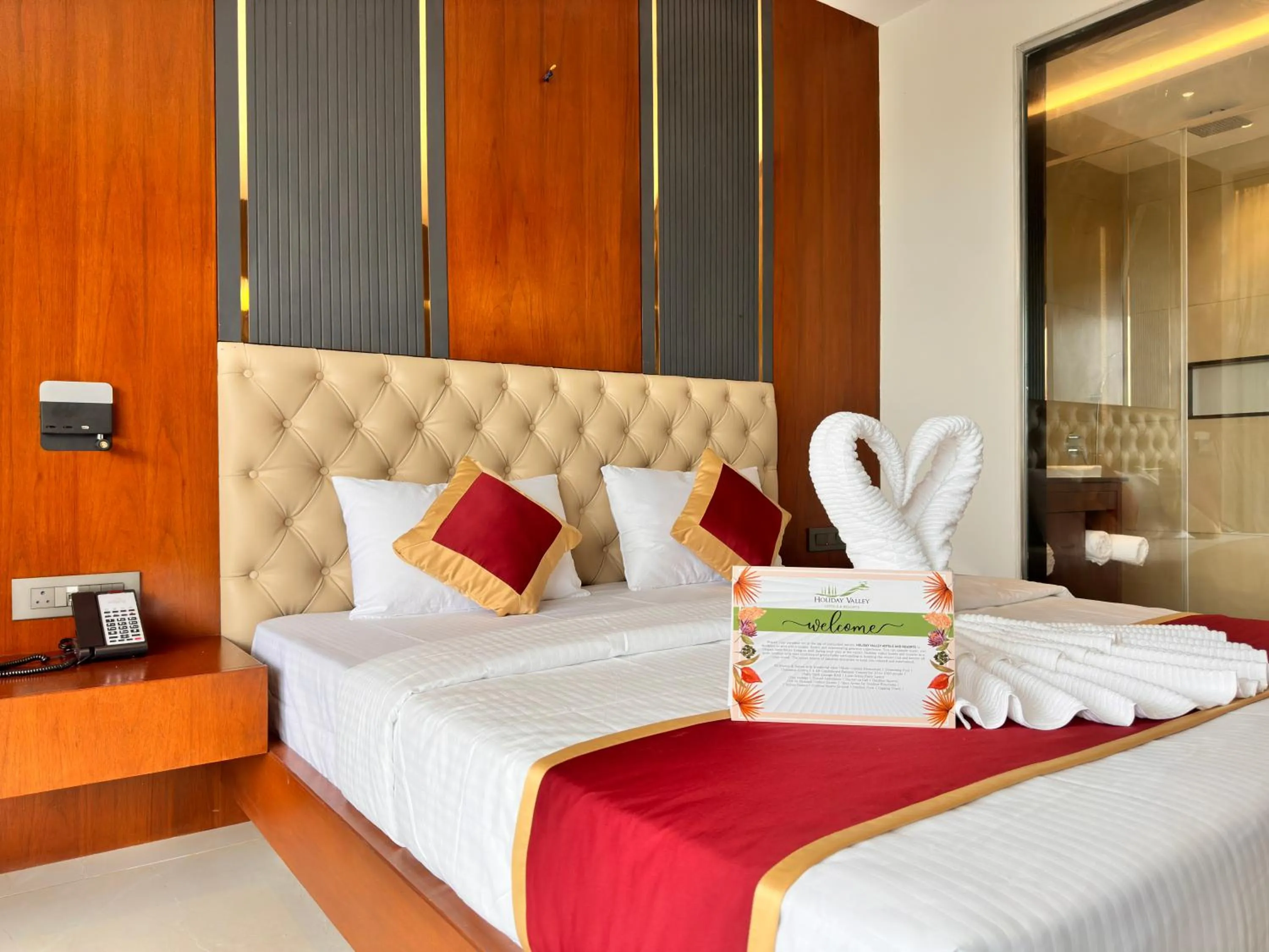 Bed in Holiday Valley Hotels And Resorts