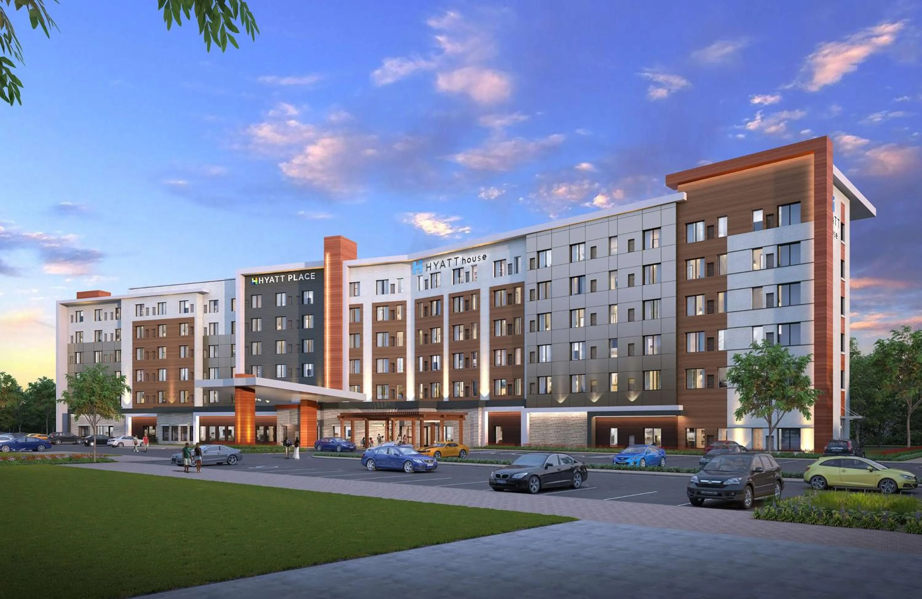 Property building in Hyatt Place Indianapolis Fishers