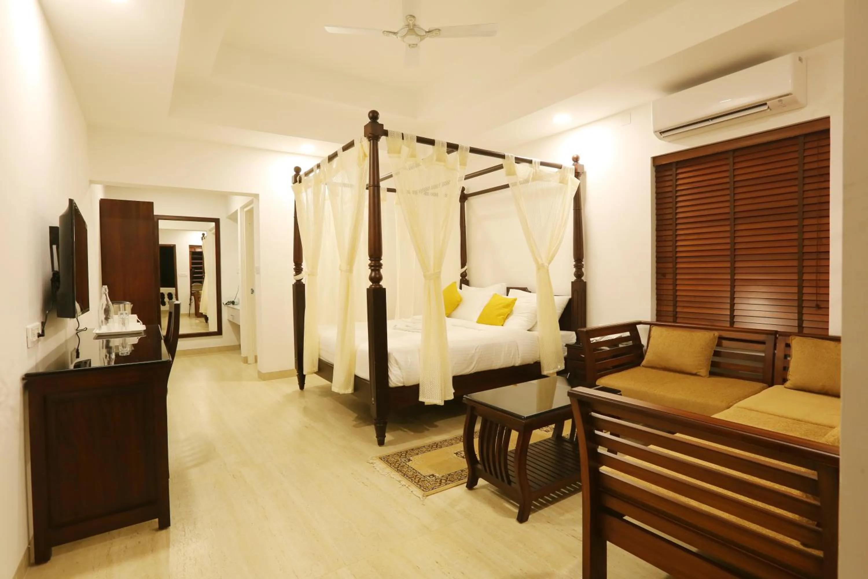 Photo of the whole room, Bed in Once Upon The River, Aluva - Near Cochin International Airport