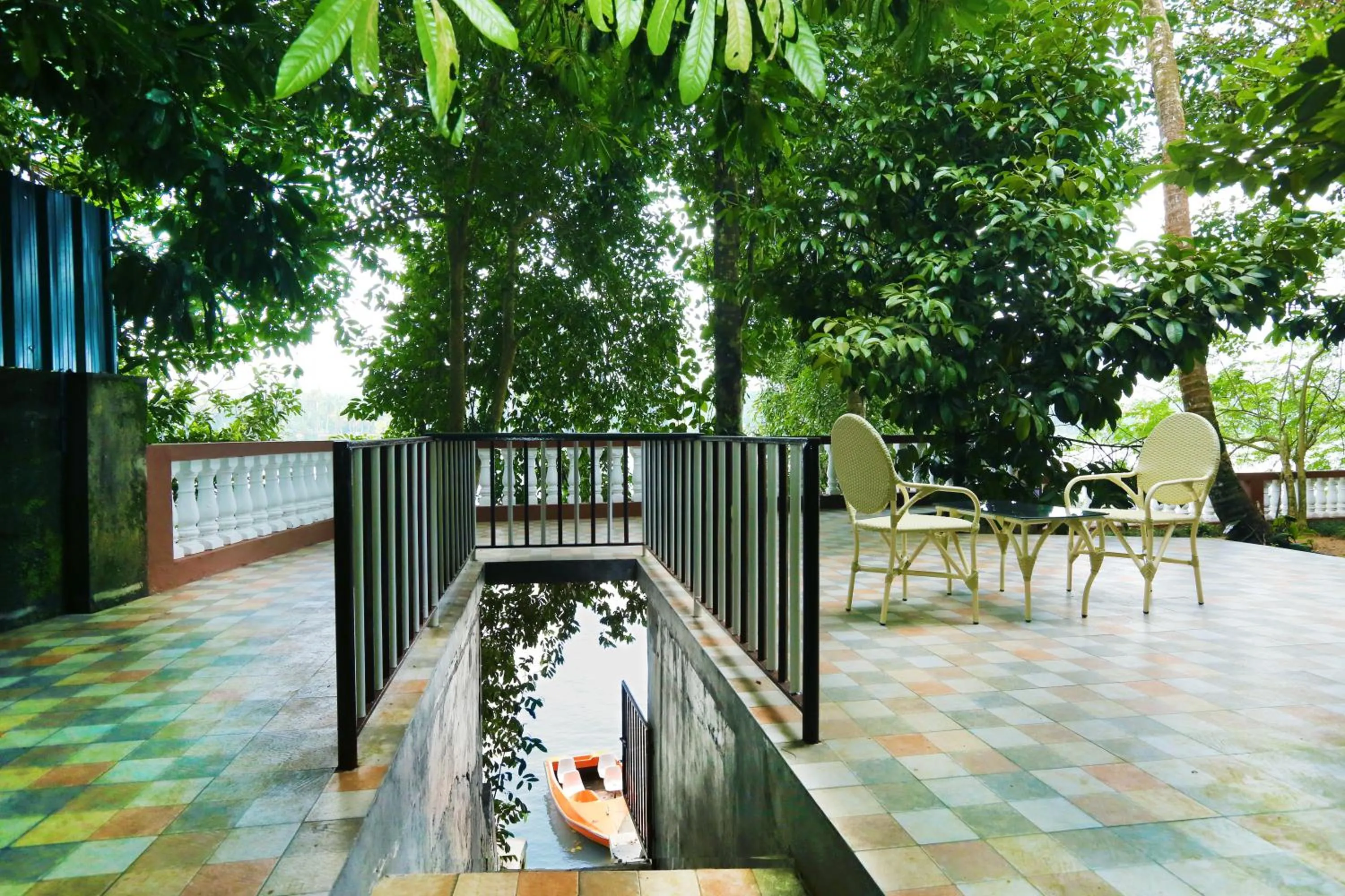 Balcony/Terrace in Once Upon The River, Aluva - Near Cochin International Airport