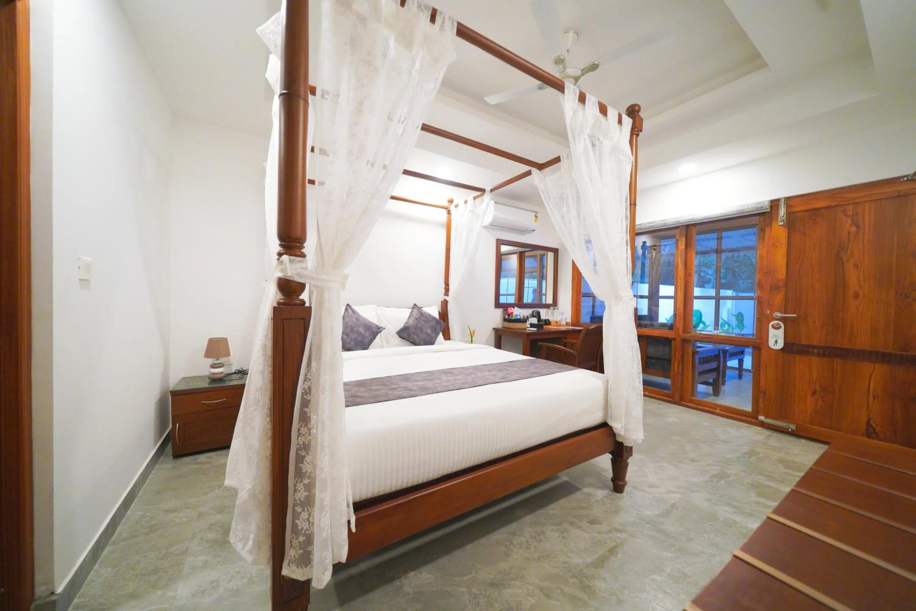 Bed in Once Upon The River, Aluva - Near Cochin International Airport