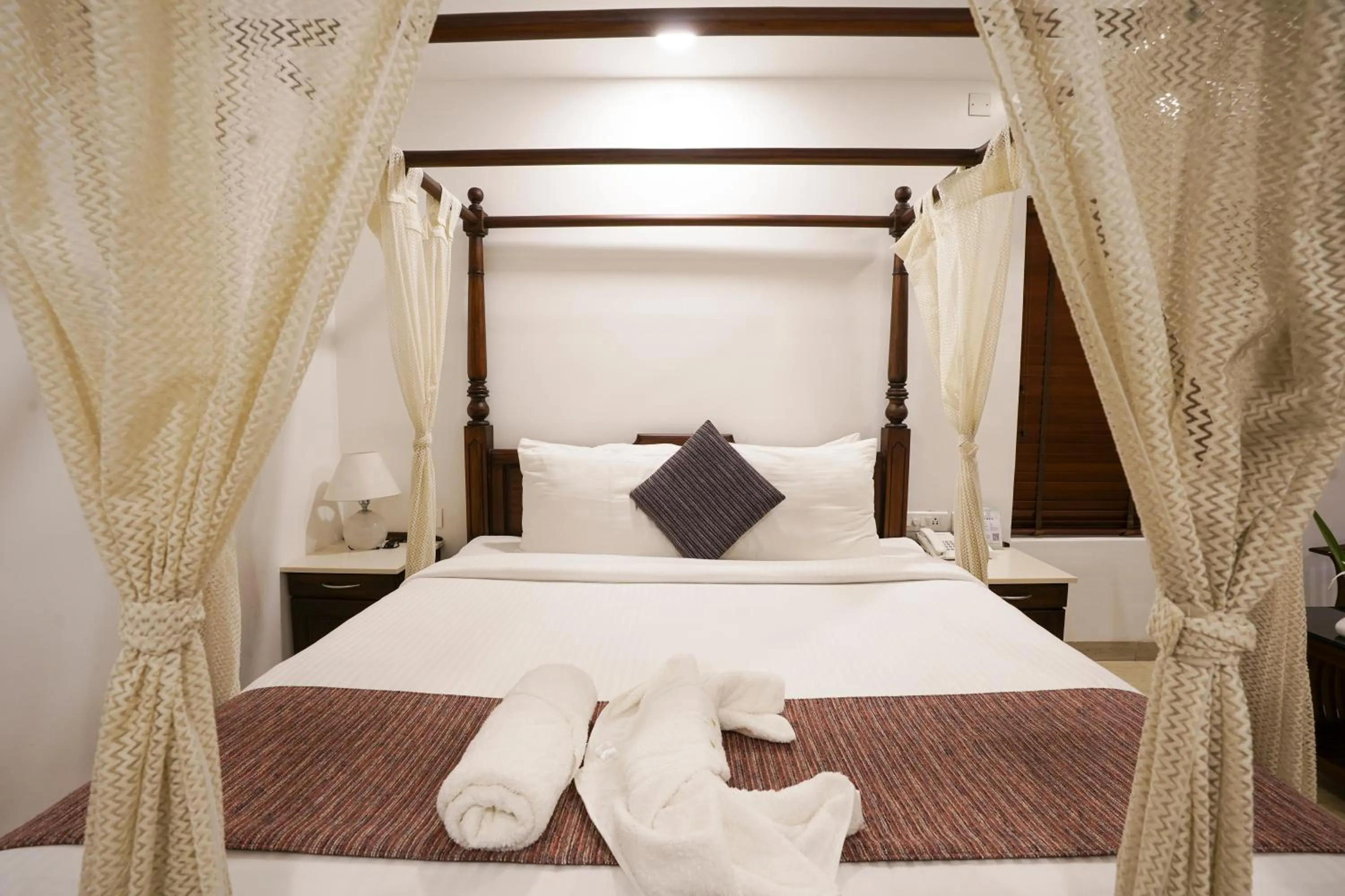 Bed in Once Upon The River, Aluva - Near Cochin International Airport