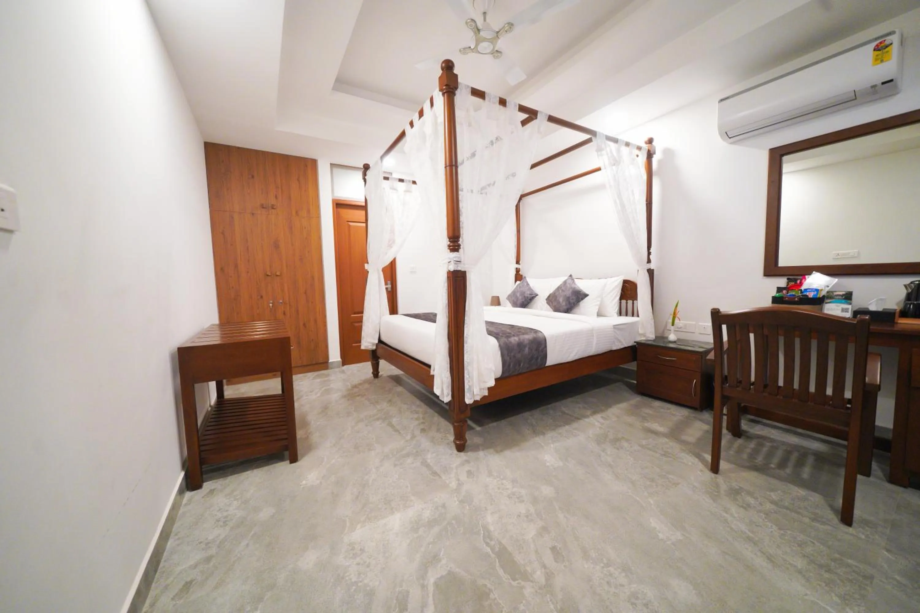 Bed in Once Upon The River, Aluva - Near Cochin International Airport