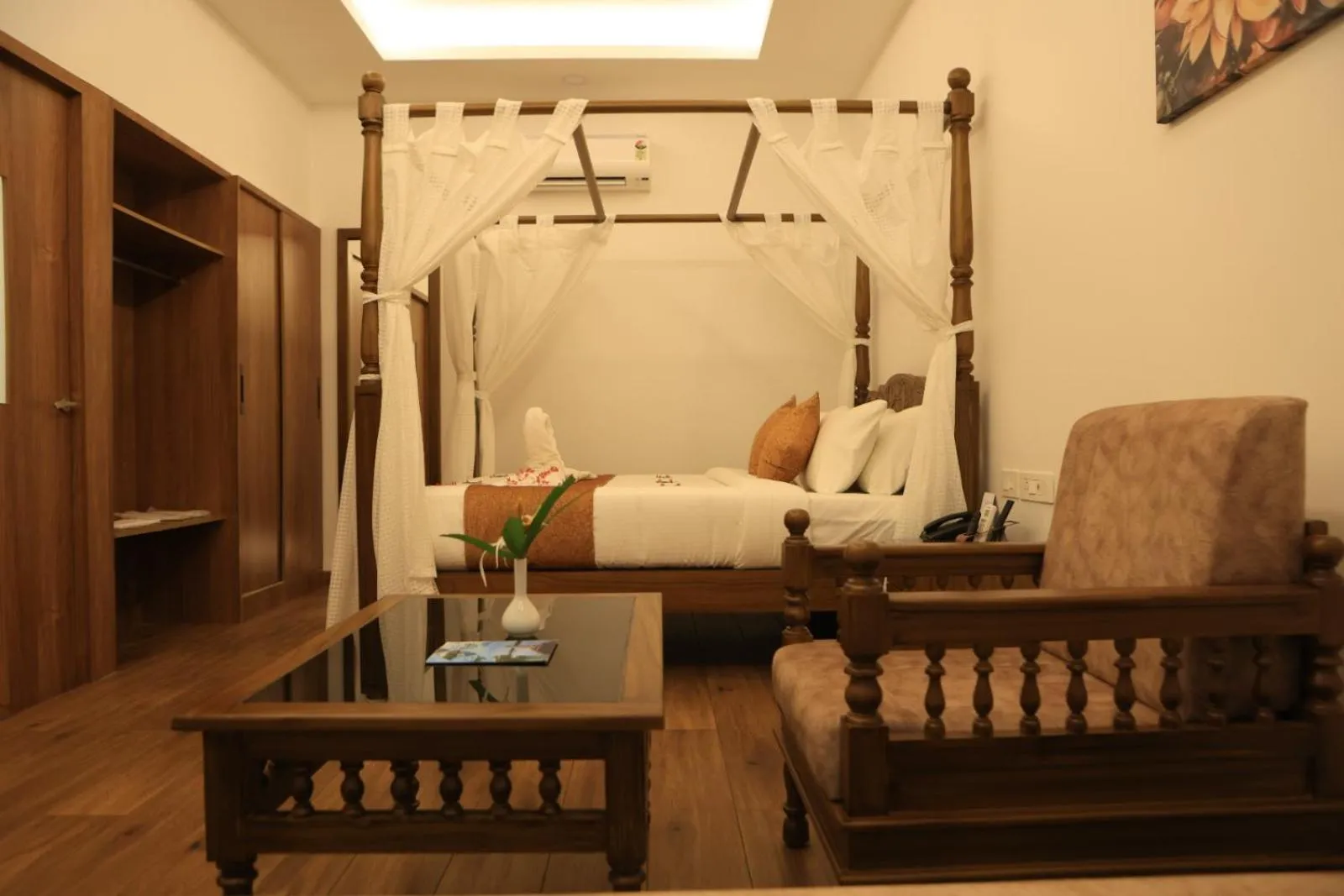 Bed in Once Upon The River, Aluva - Near Cochin International Airport