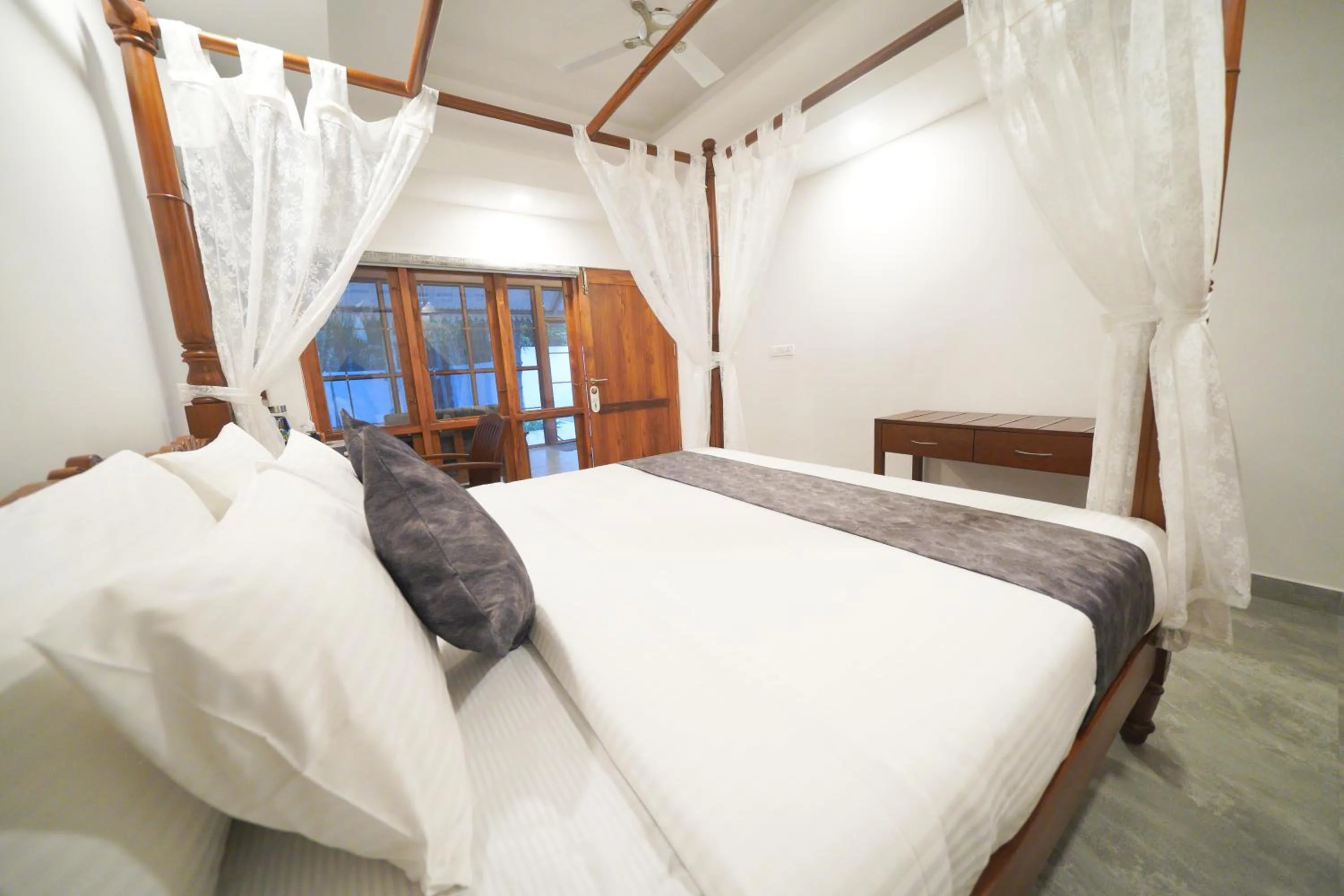 Bed in Once Upon The River, Aluva - Near Cochin International Airport