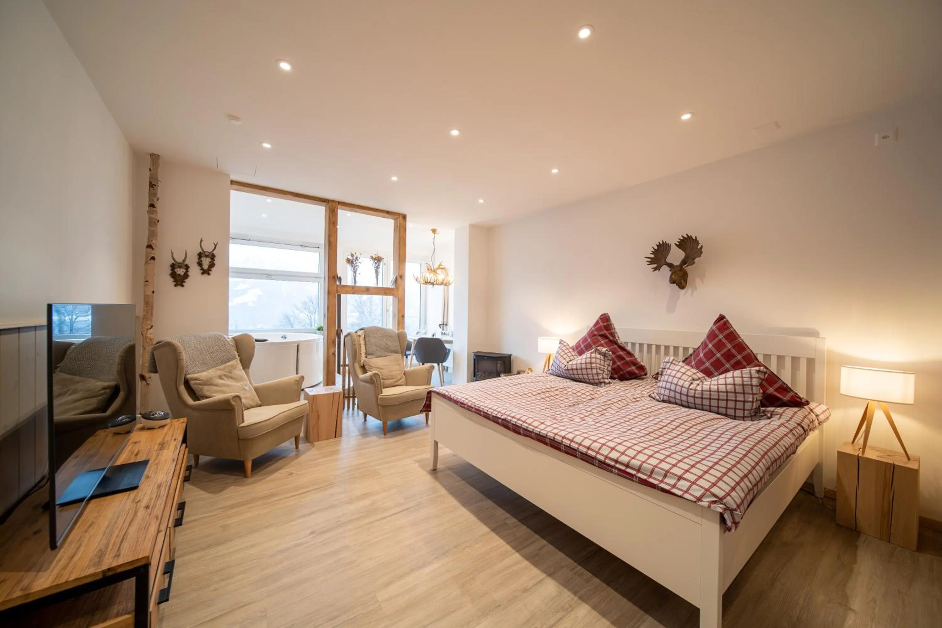 Photo of the whole room, Bed in Hotel Zeit & Traum Privat SPA