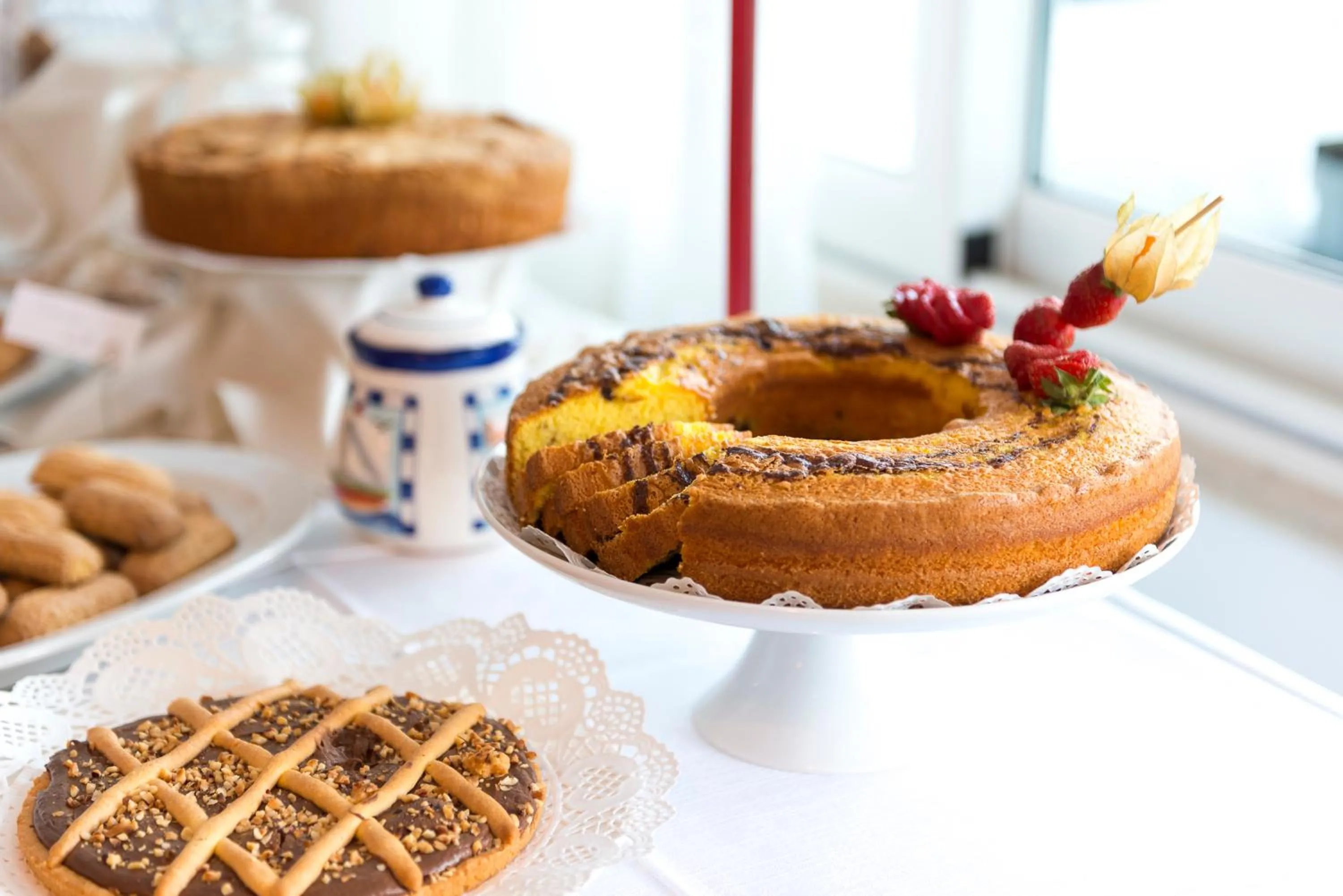 Italian breakfast in Hotel Palace Magnolia SPA