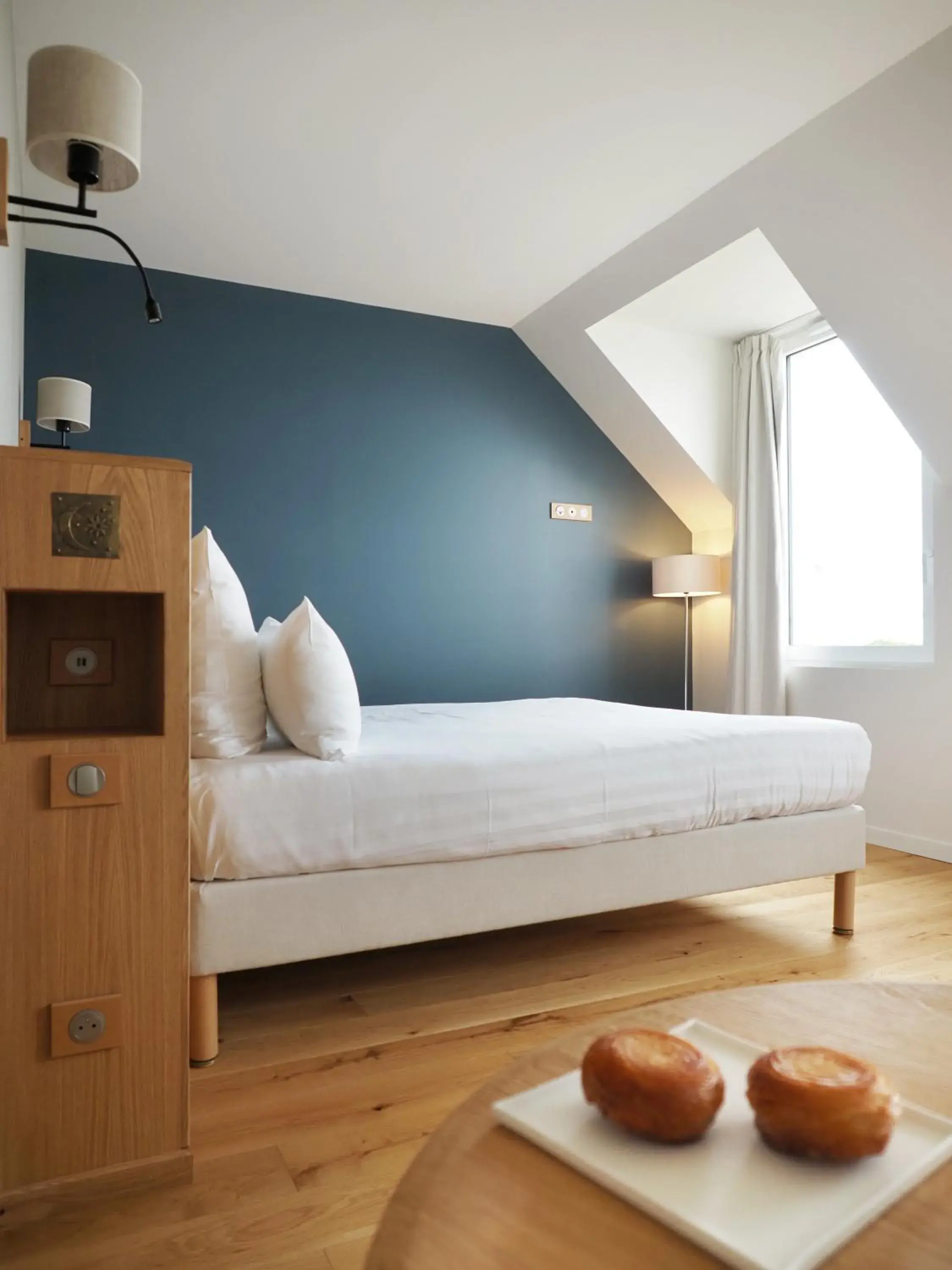 Double Room with Sea View in Logis Hôtel de Carantec Double Room with Sea View in Logis Hôtel de Carantec