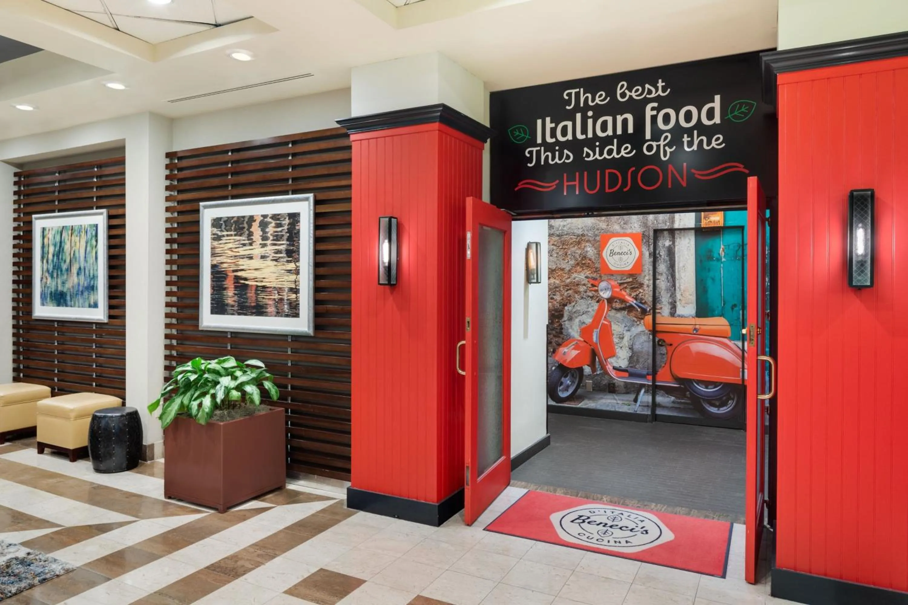 Restaurant/places to eat in Sheraton Lincoln Harbor Hotel