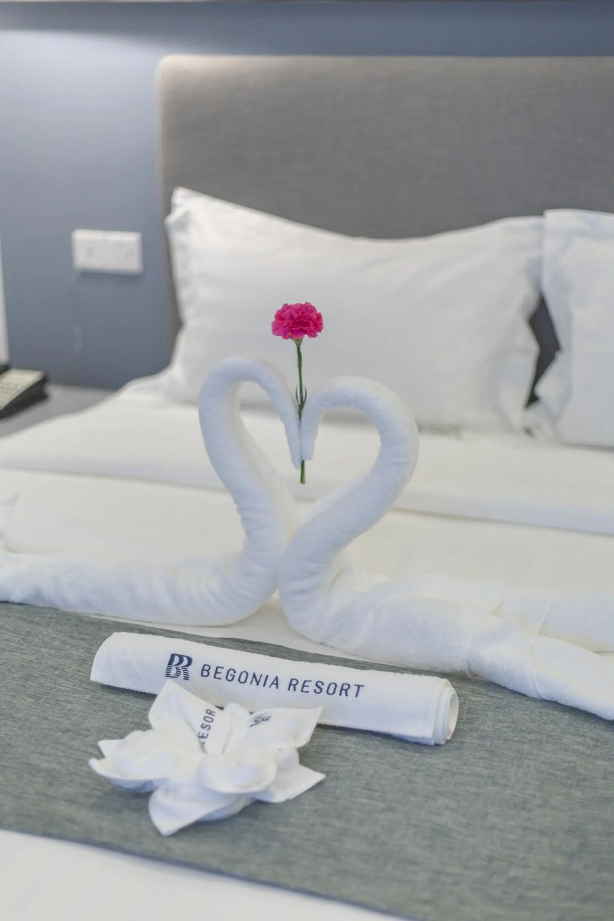 Bed in Bohol Panglao Begonia Resort