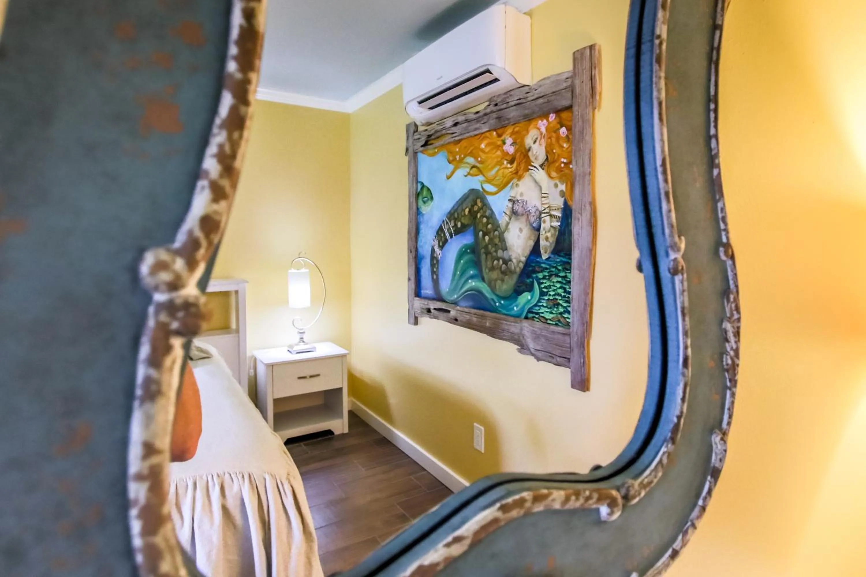 Bed in Island View Cottages Sebastian