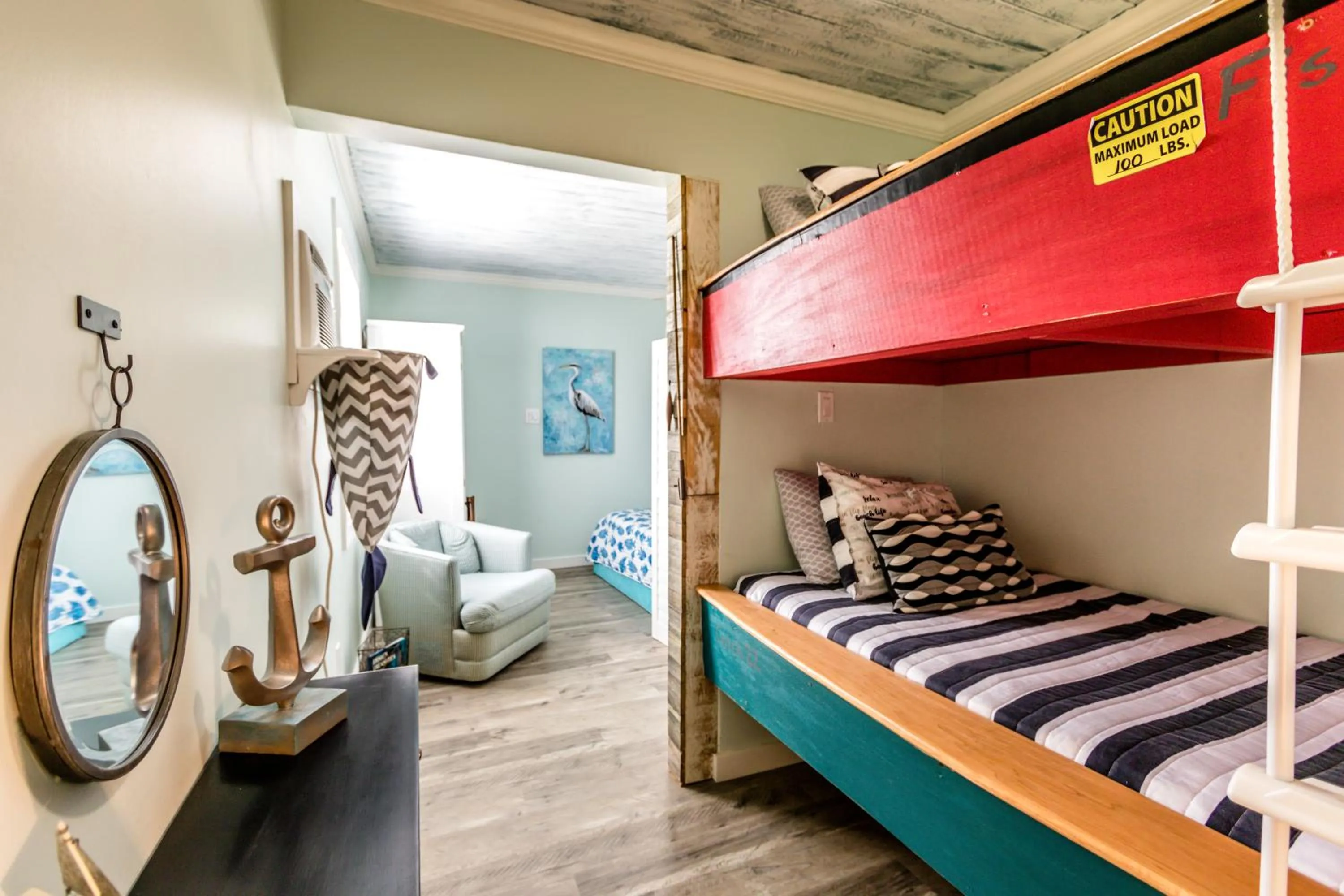 Bed in Island View Cottages Sebastian