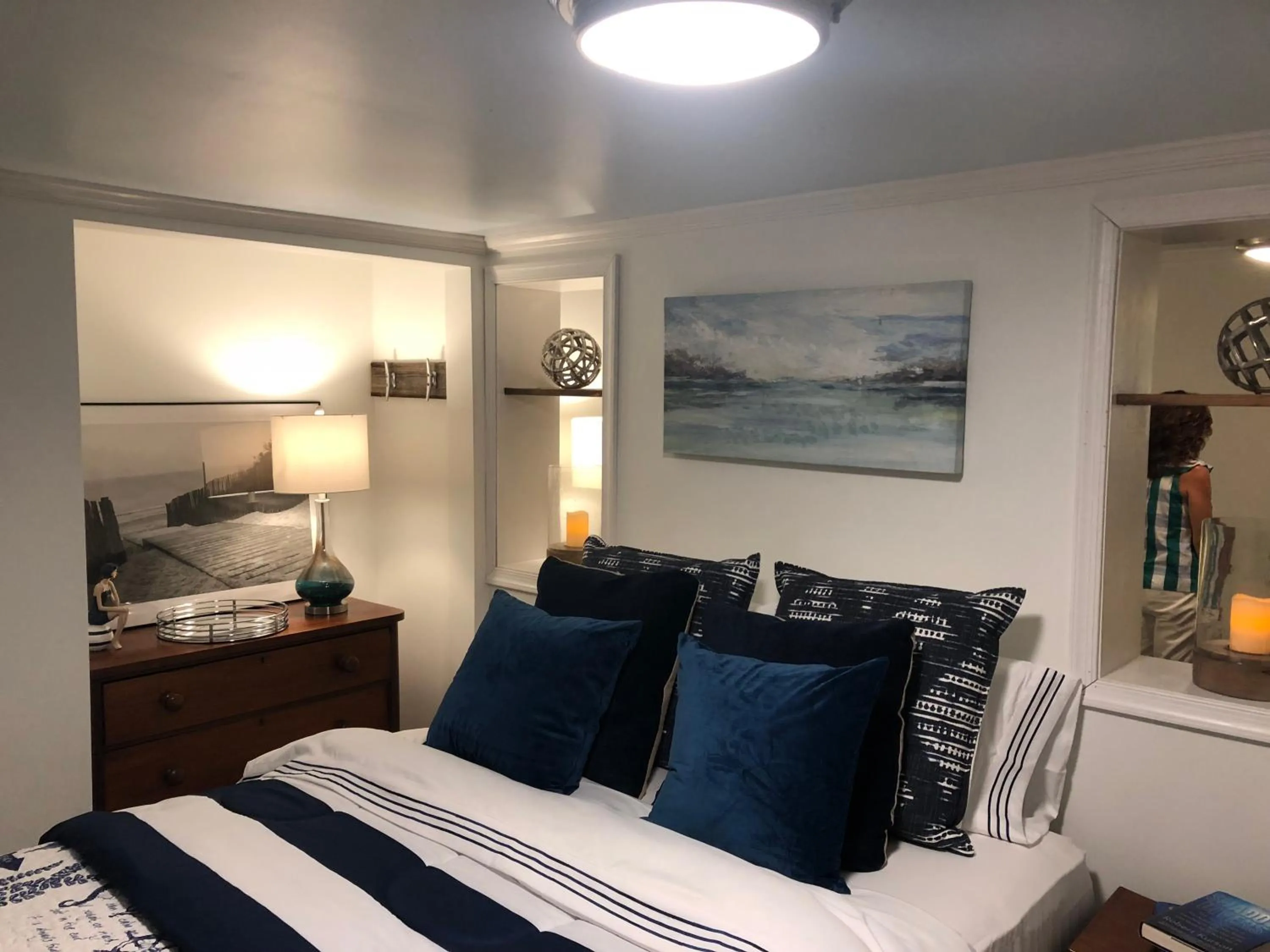 Bed in Island View Cottages Sebastian