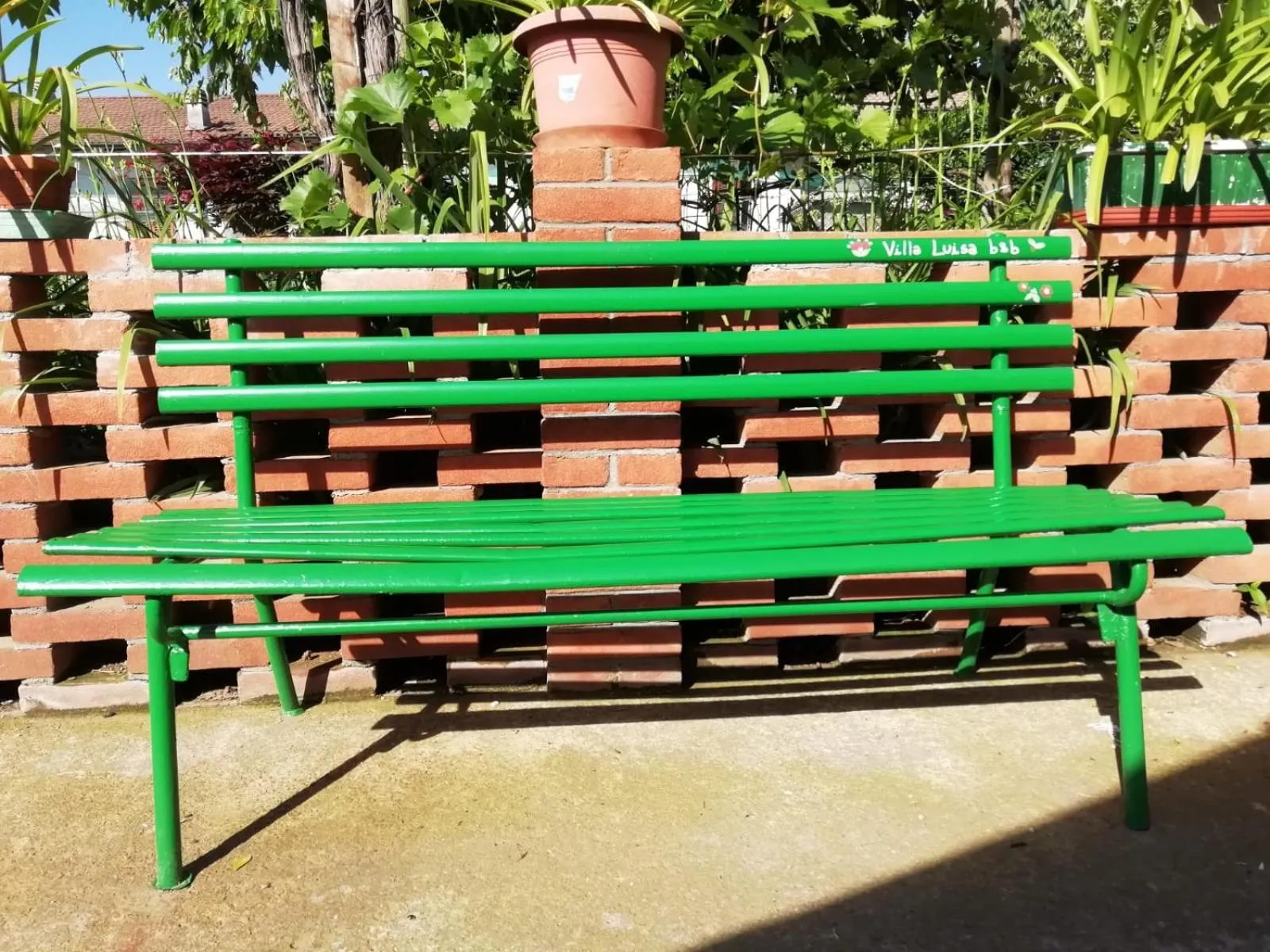 Decorative detail in Villa Luisa B&B