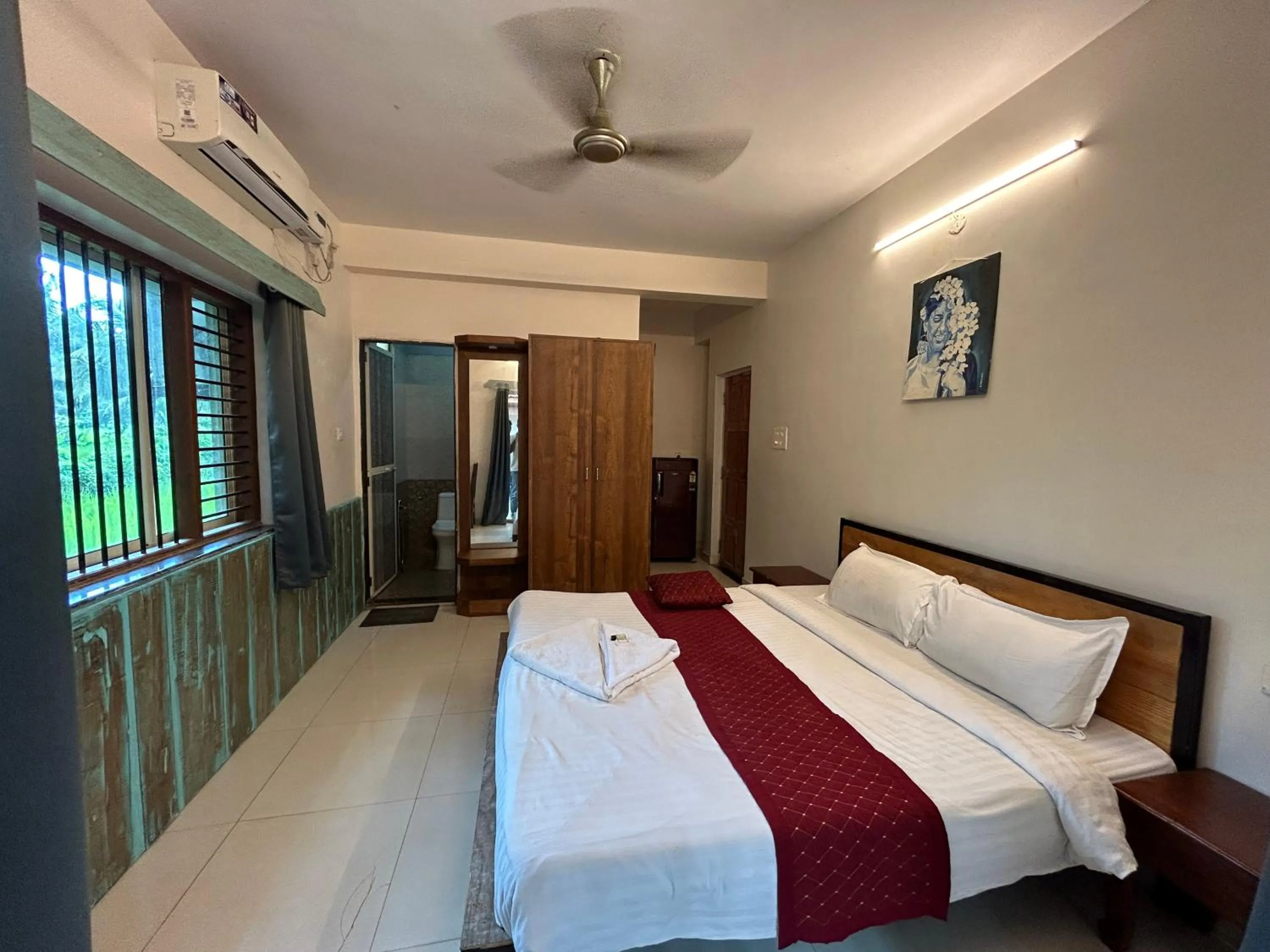 Bed in Shivam Bnb Mandrem Resort