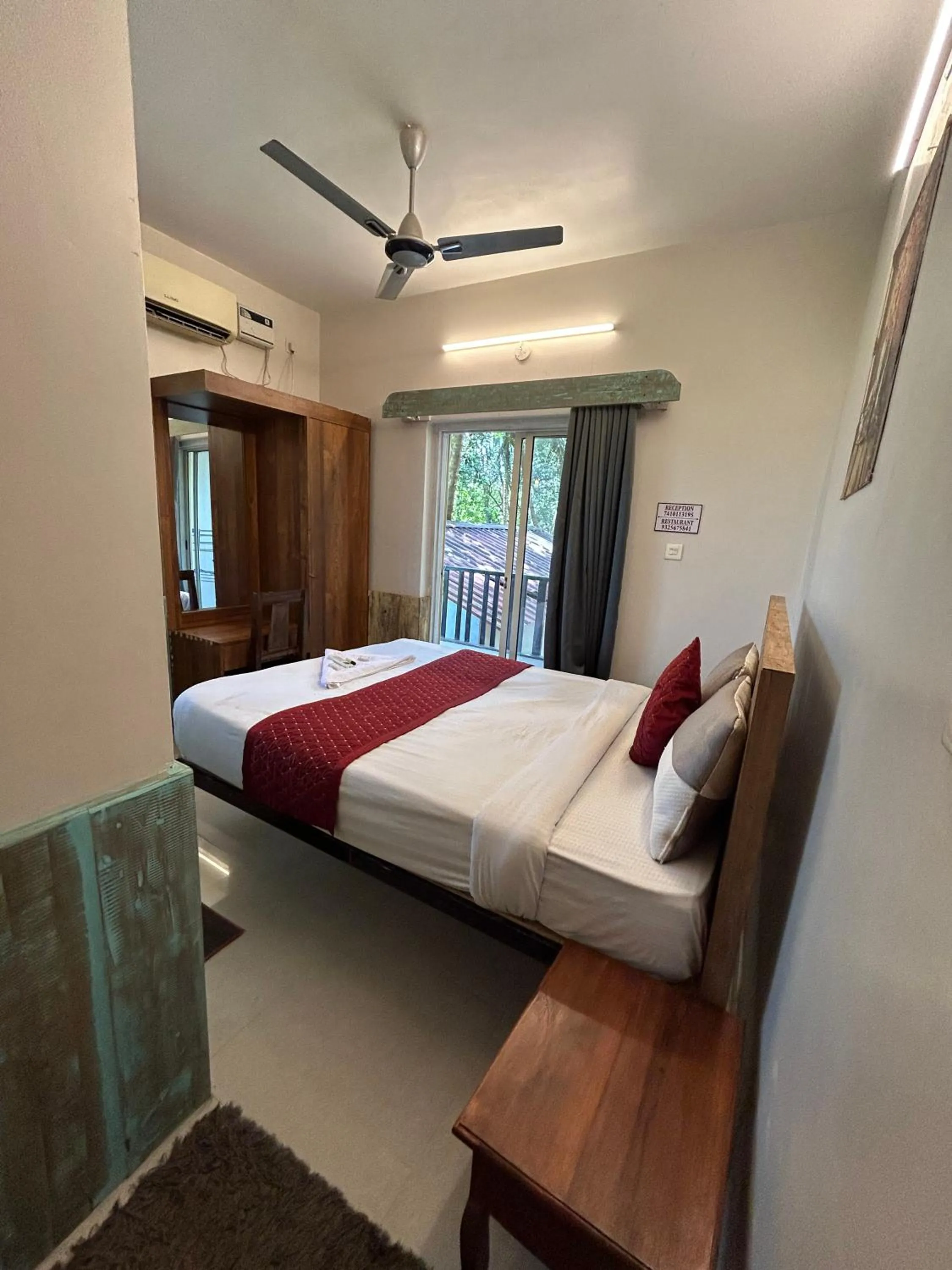 Bed in Shivam Bnb Mandrem Resort