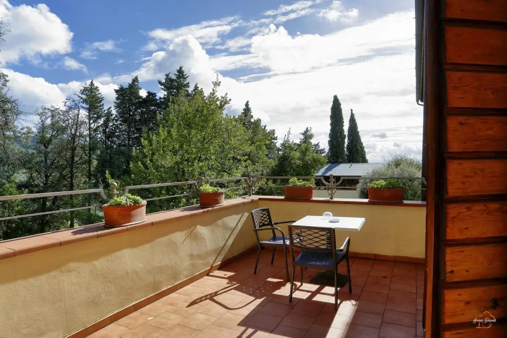 Balcony/Terrace in Villa del Parco in Tuscany