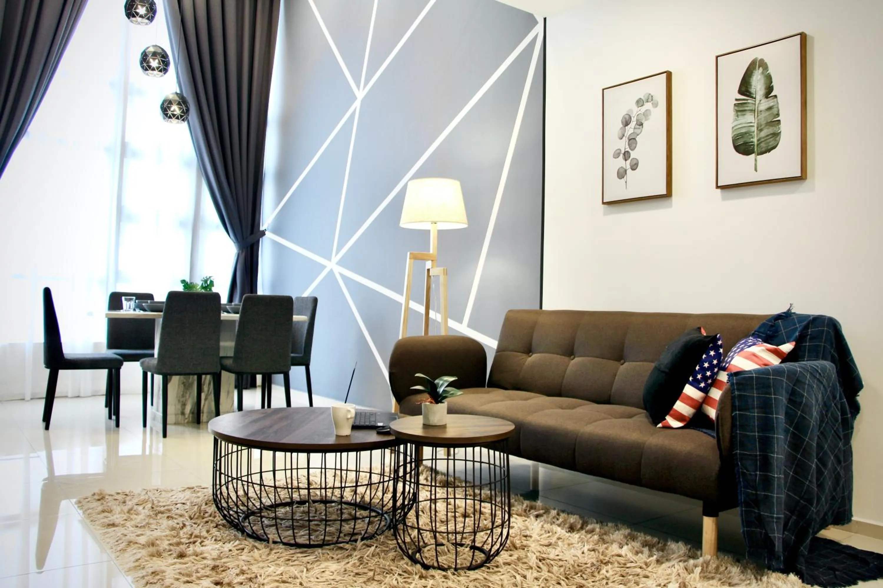 Living room in EkoCheras Designer Suite by Moka @ Cheras