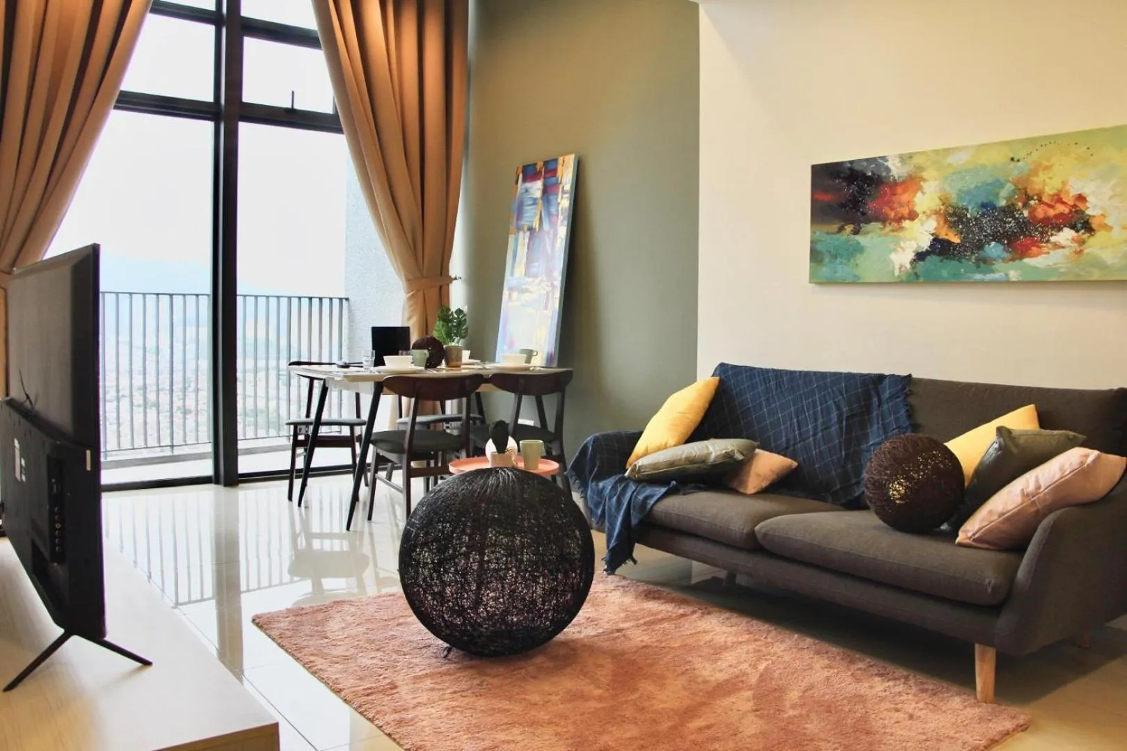 Living room in EkoCheras Designer Suite by Moka @ Cheras