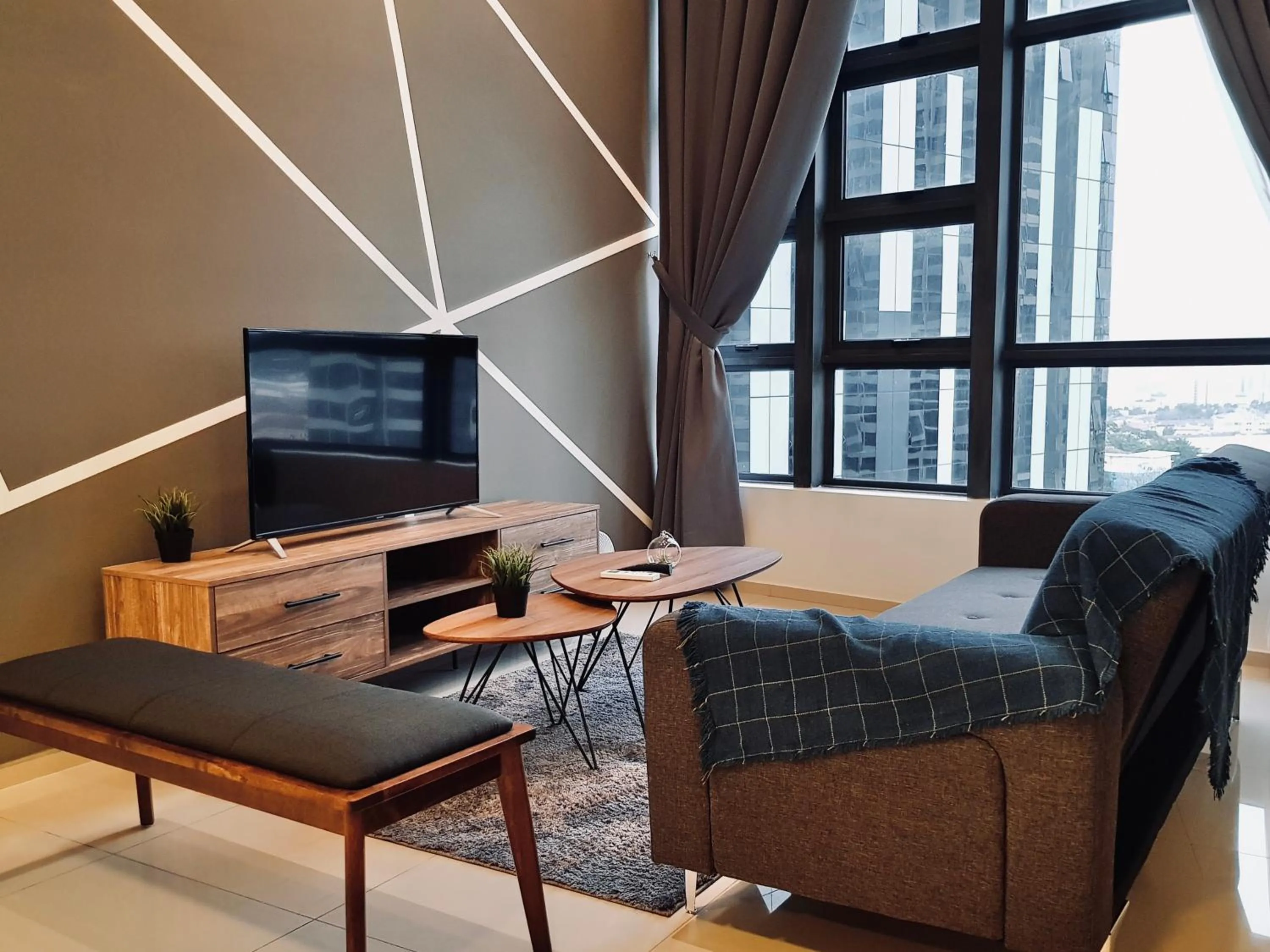 Living room in EkoCheras Designer Suite by Moka @ Cheras