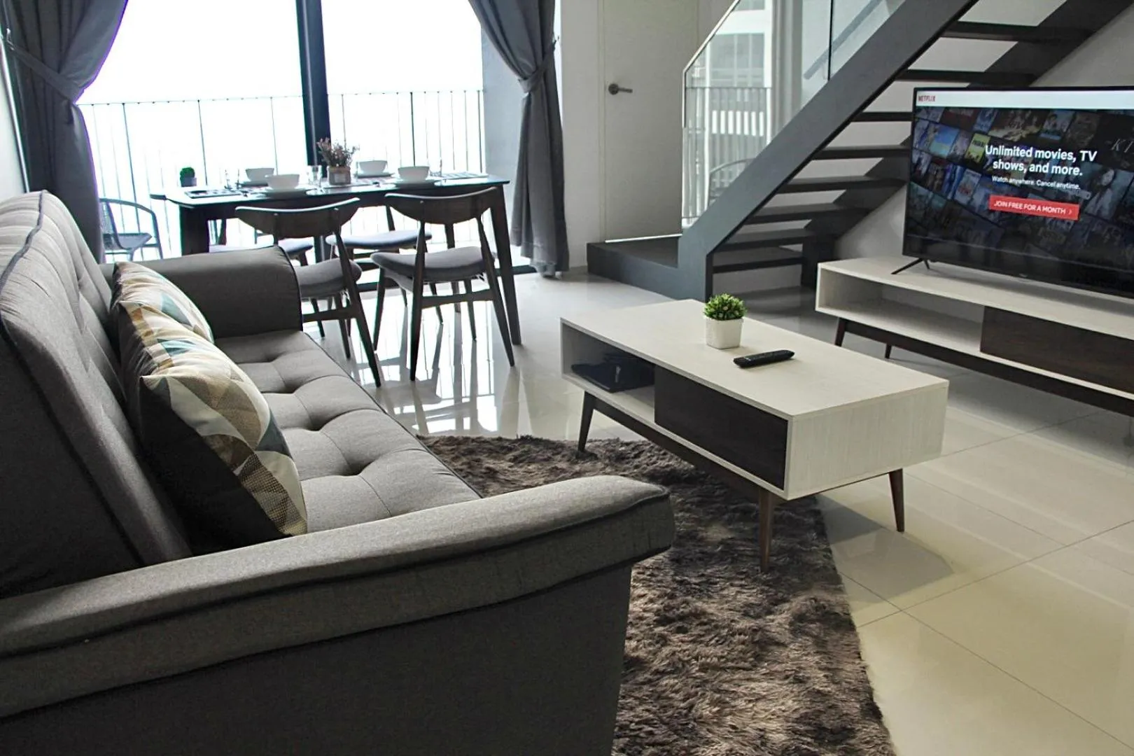 Living room in EkoCheras Designer Suite by Moka @ Cheras