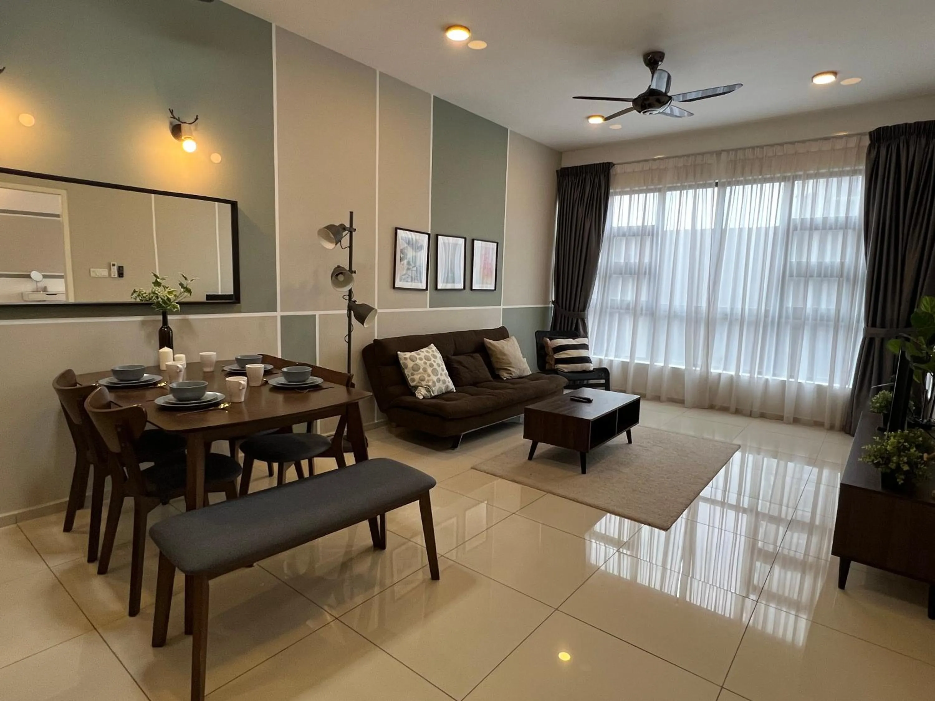 Living room in EkoCheras Designer Suite by Moka @ Cheras