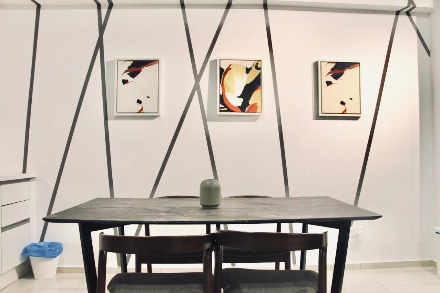 Dining area in EkoCheras Designer Suite by Moka @ Cheras