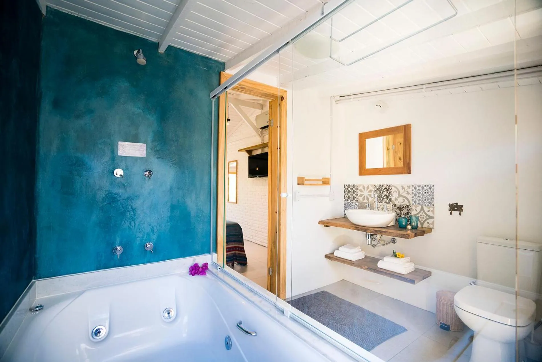 Bathroom in Pousada Mevlana Garden