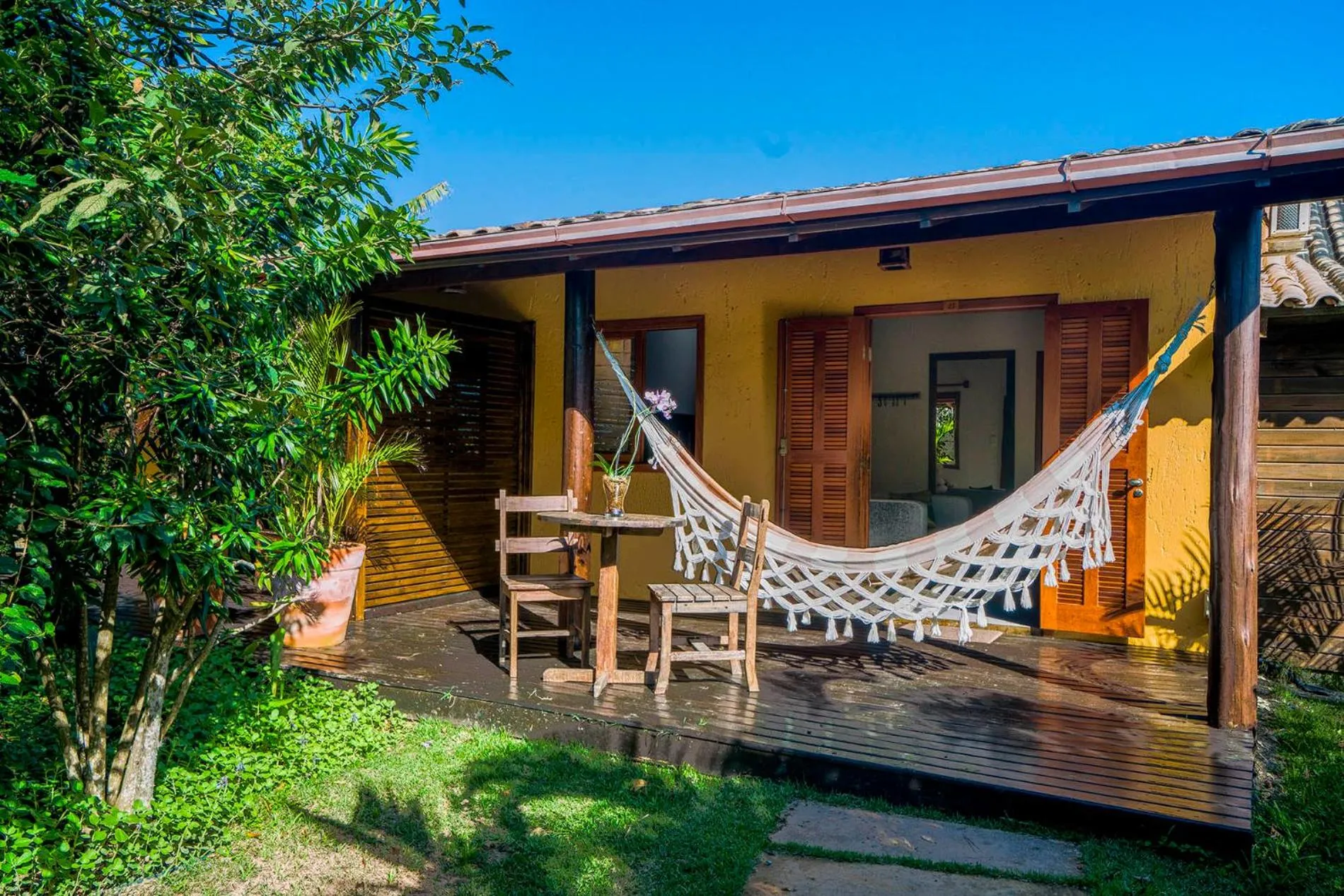 Patio in Pousada Mevlana Garden