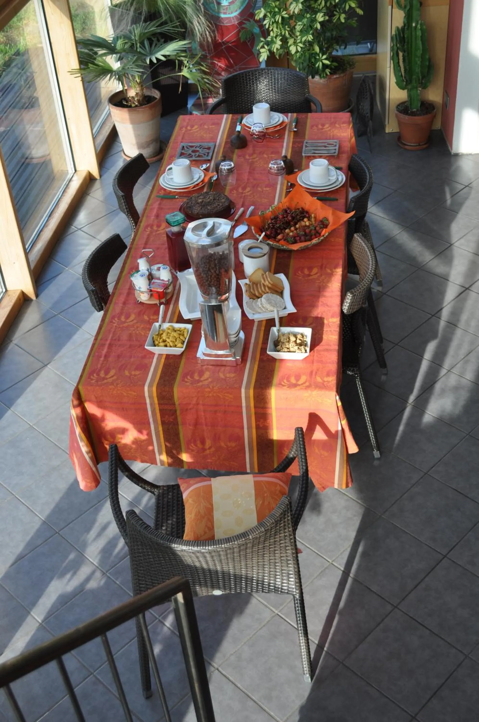 Dining area in B&B Ambrosia