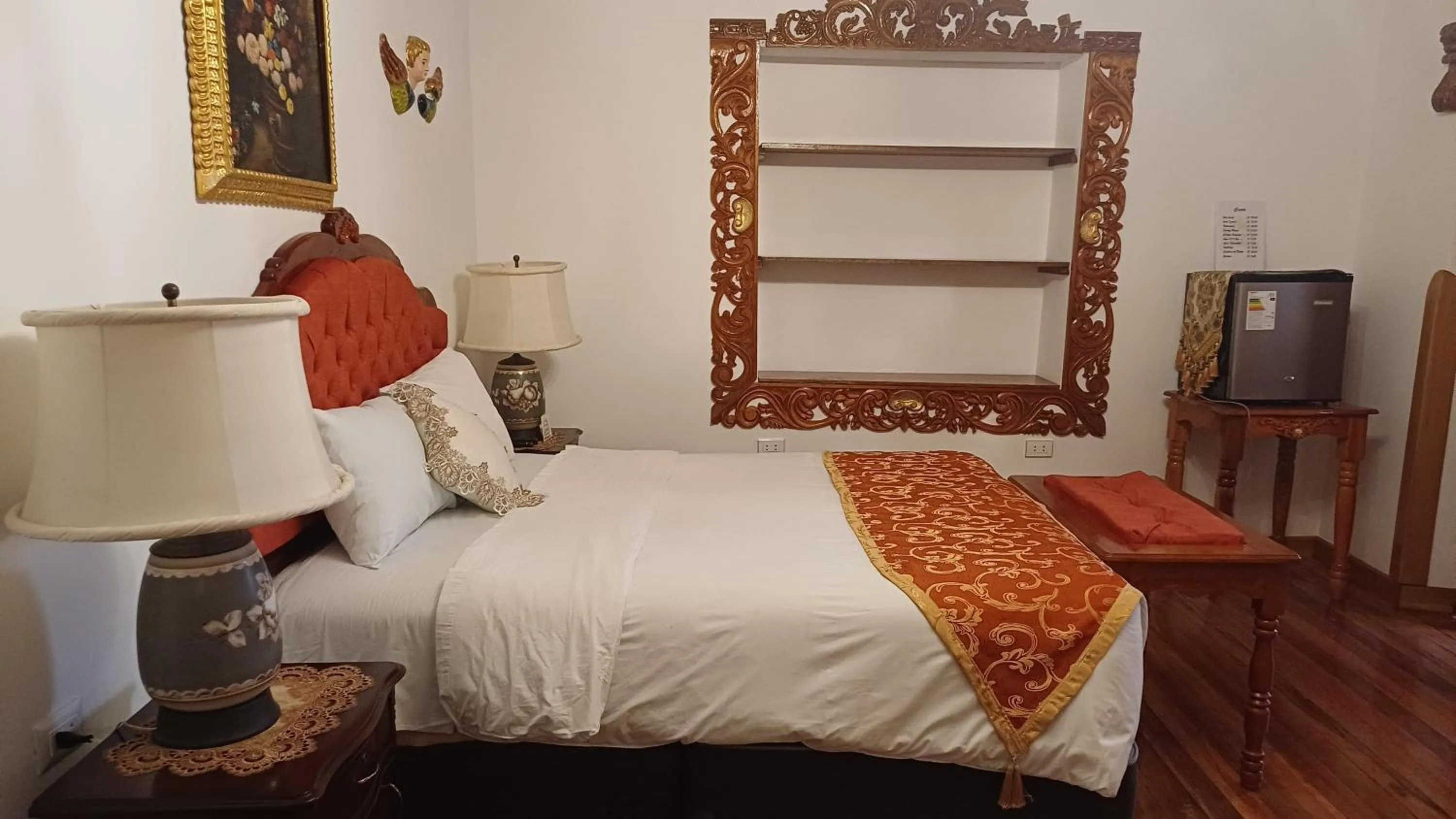 Bed in Casona Corrales Hotel Boutique