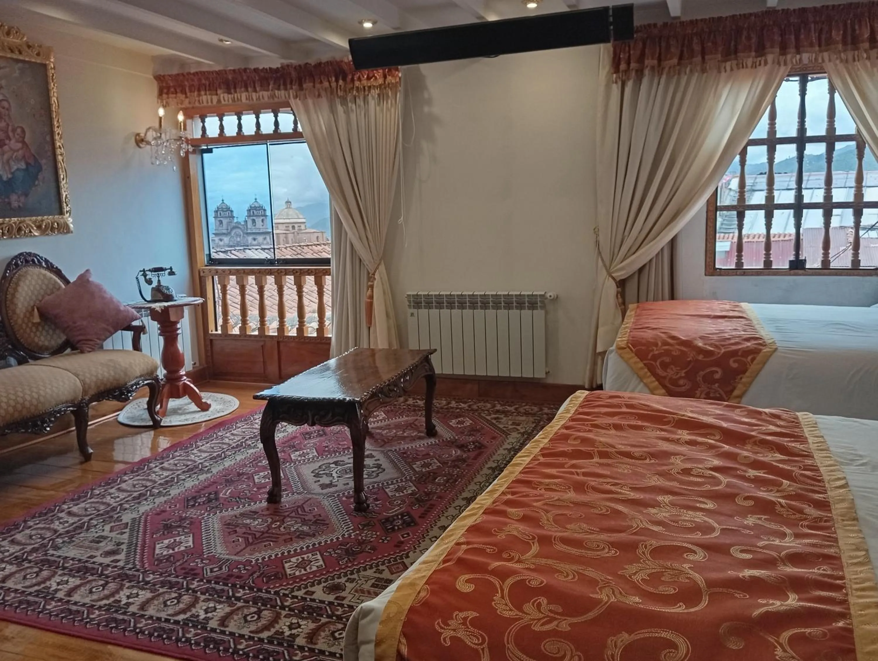 Bed in Casona Corrales Hotel Boutique