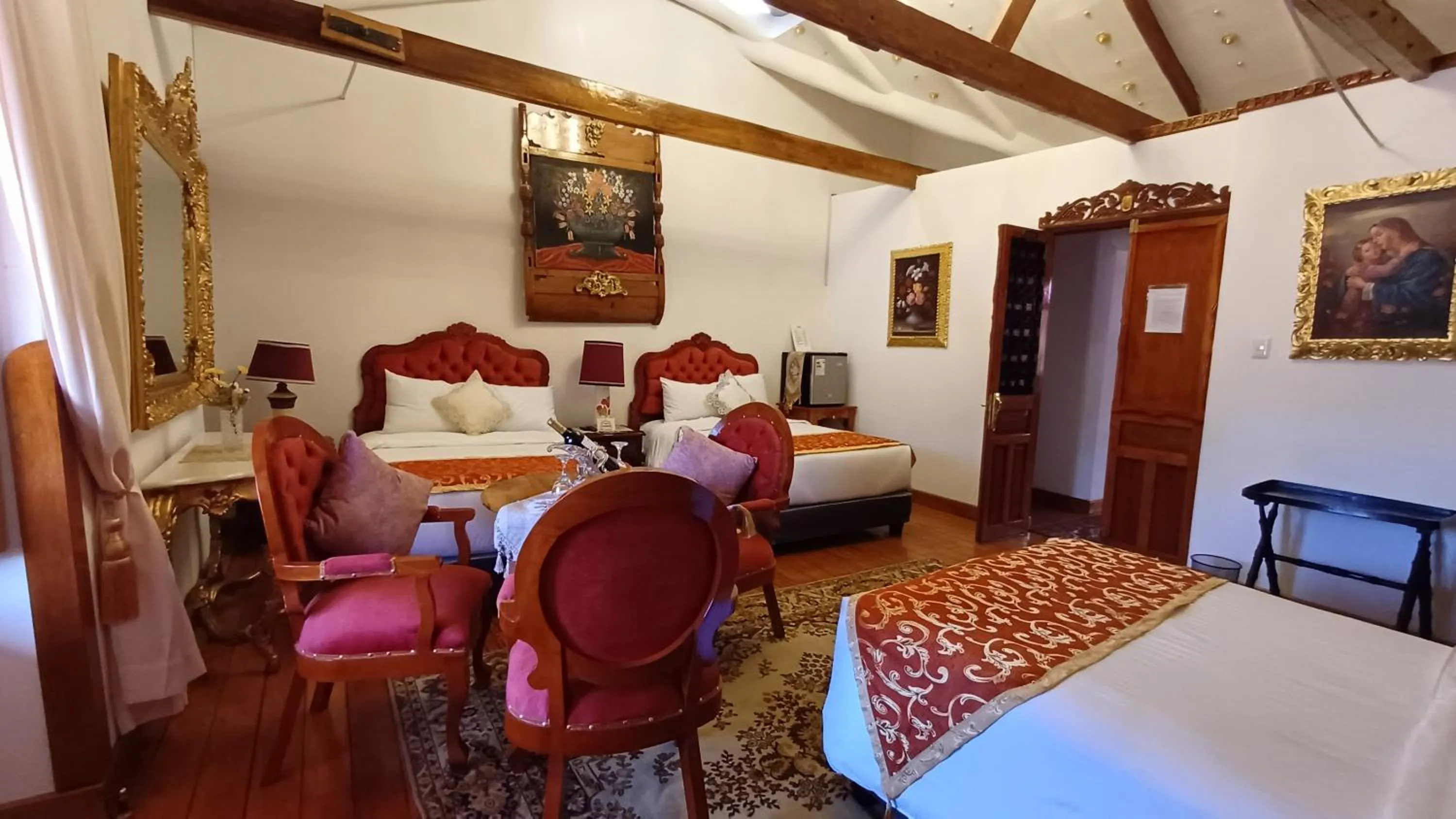 Bed in Casona Corrales Hotel Boutique