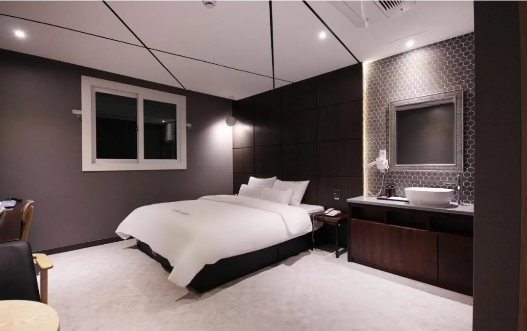 Bed in 포항 죽도시장 이데아 호텔