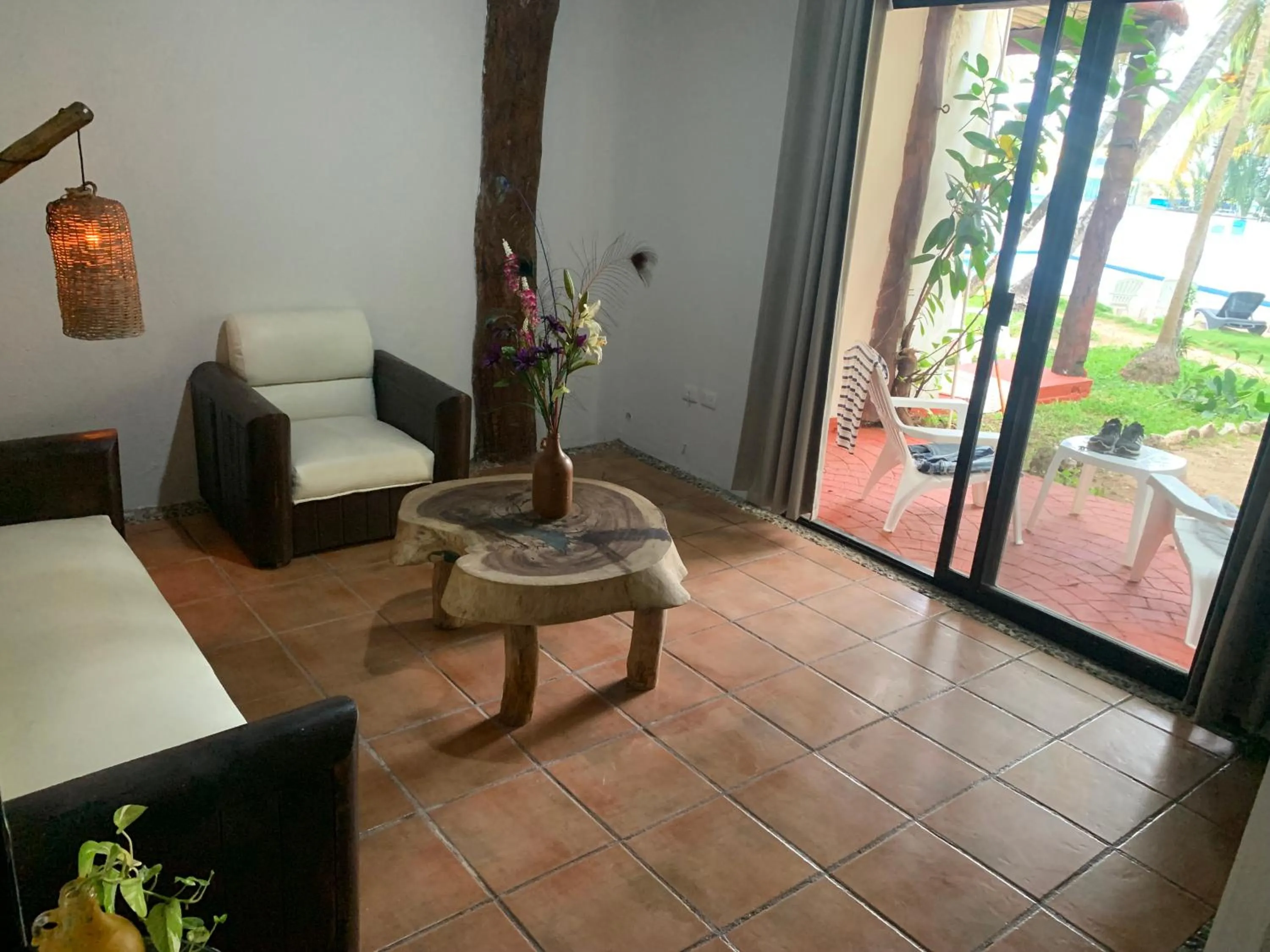 Living room in Casa CARIBE Cancun