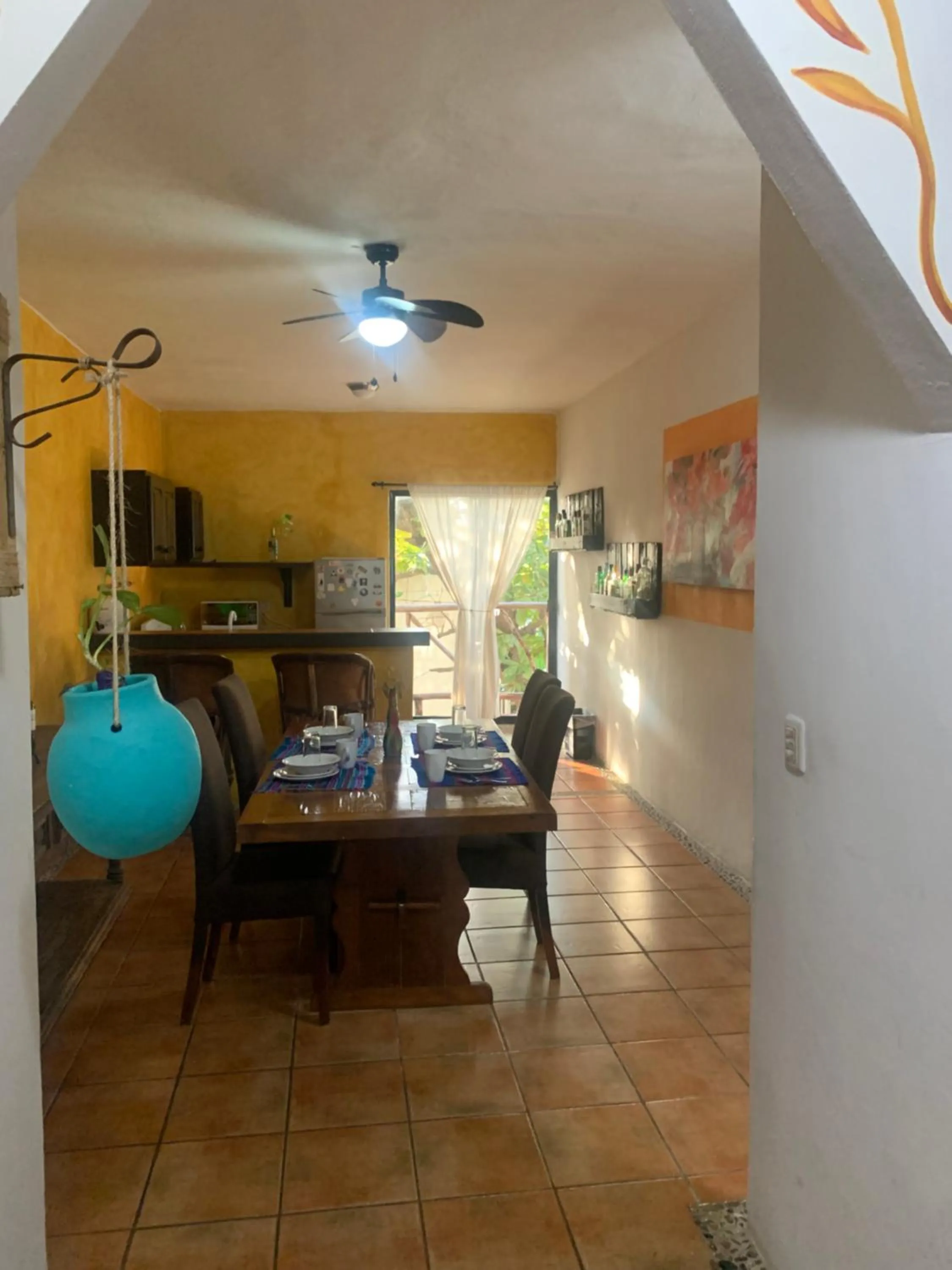 Kitchen or kitchenette in Casa CARIBE Cancun