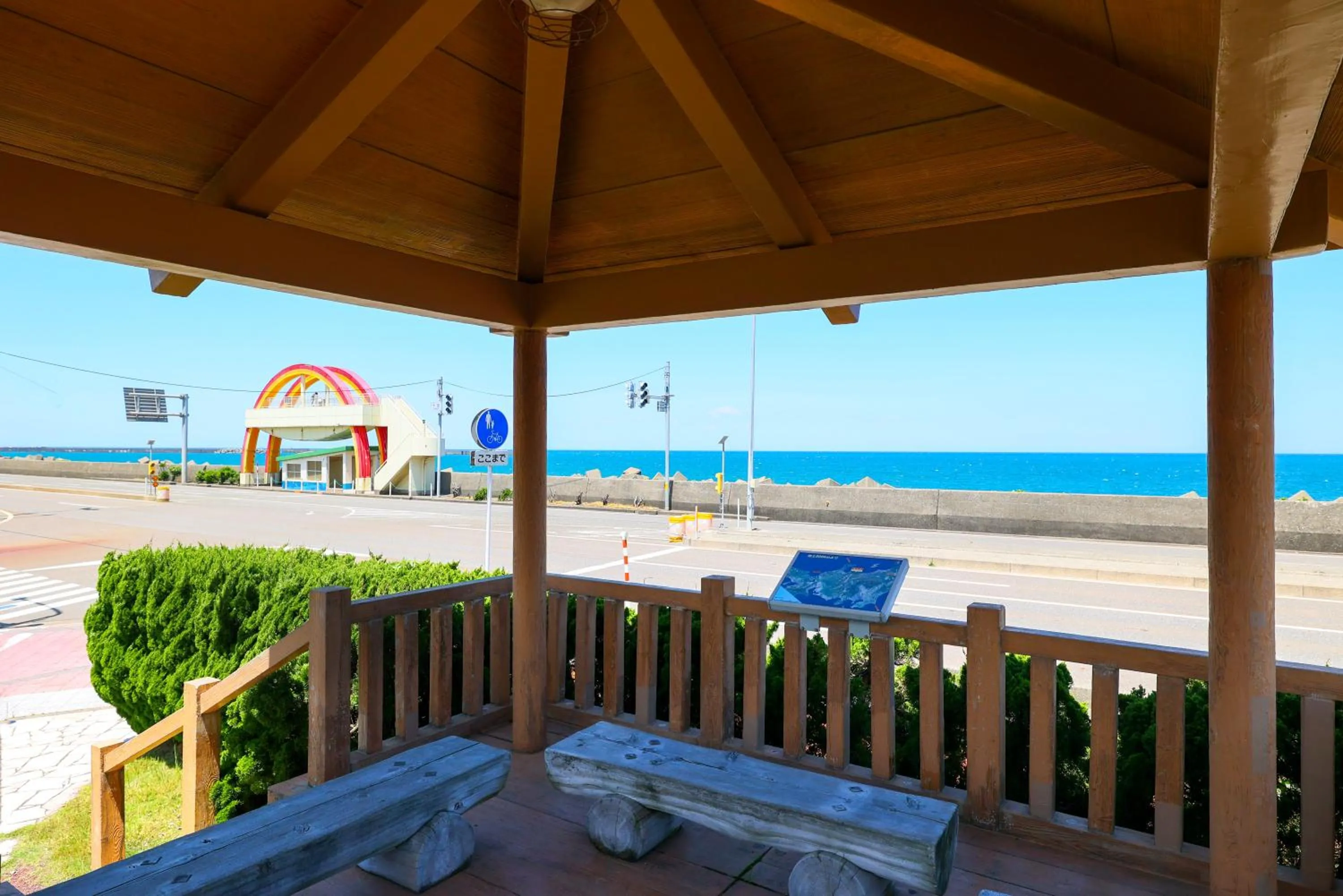 Nearby landmark in Sasakura onsen Ryuunso